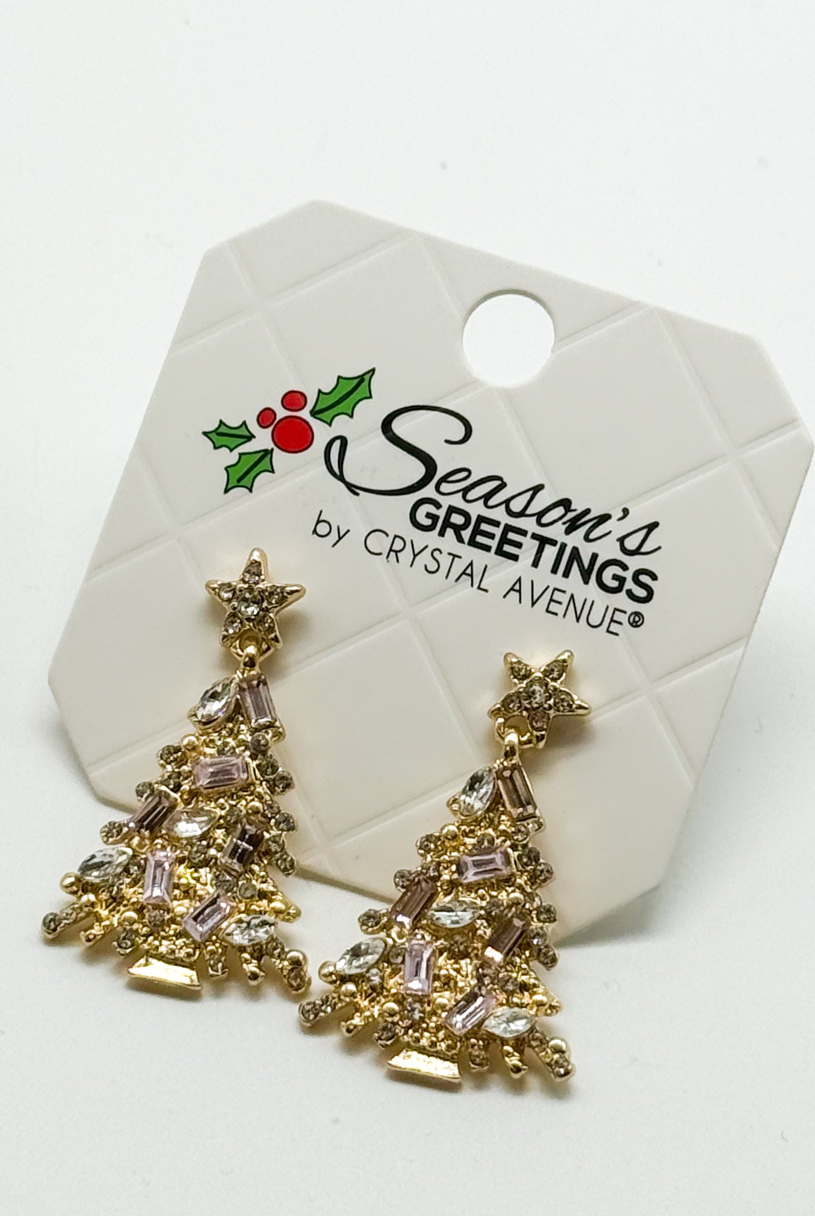 Full of Shine Tree Earrings-310 Jewelry-RM Manufacturing-Heathered Boho Boutique, Women's Fashion and Accessories in Palmetto, FL