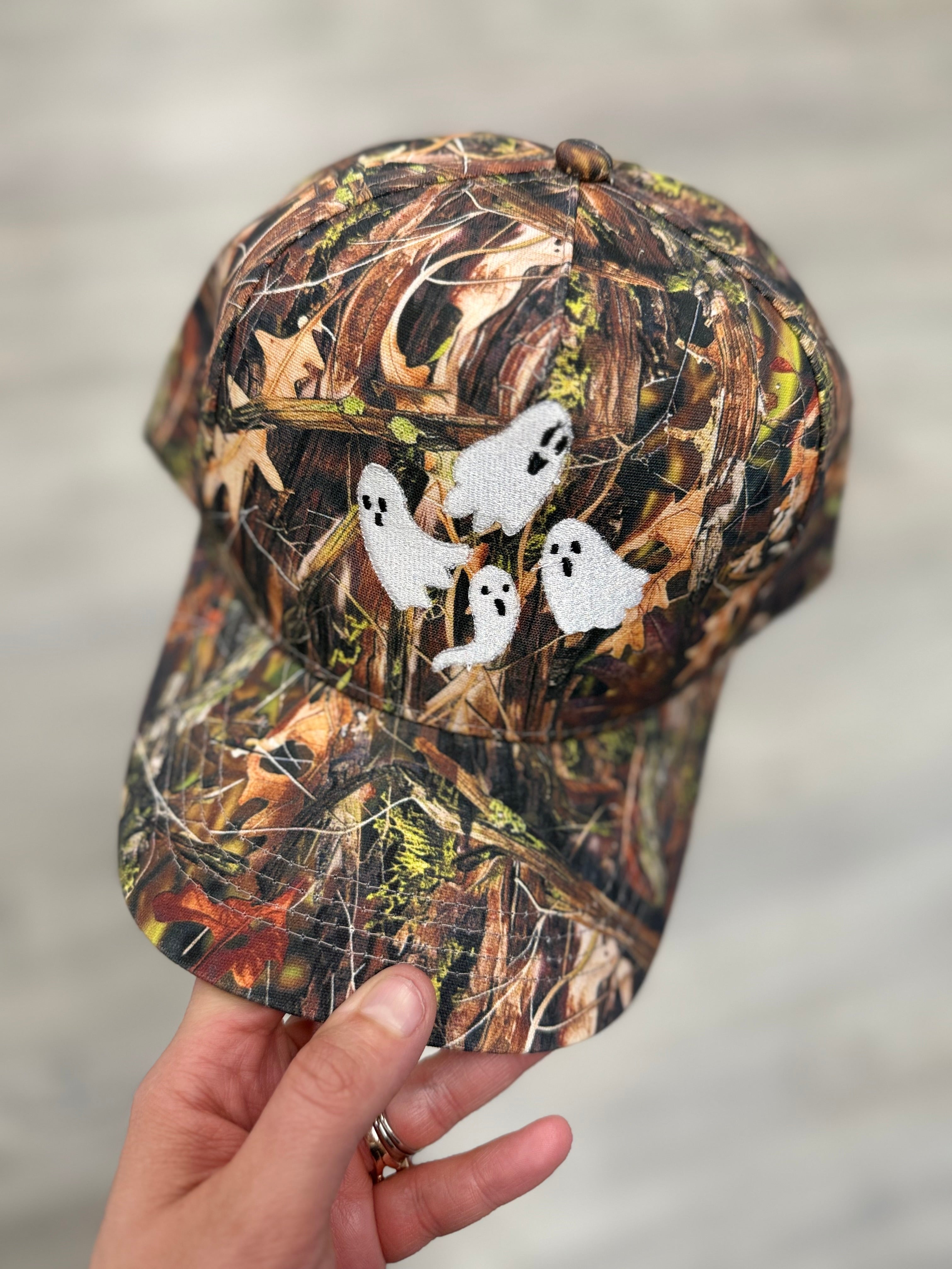 Camo Ghost Hat-330 HEADWEAR-Birdie & Co-Heathered Boho Boutique, Women's Fashion and Accessories in Palmetto, FL