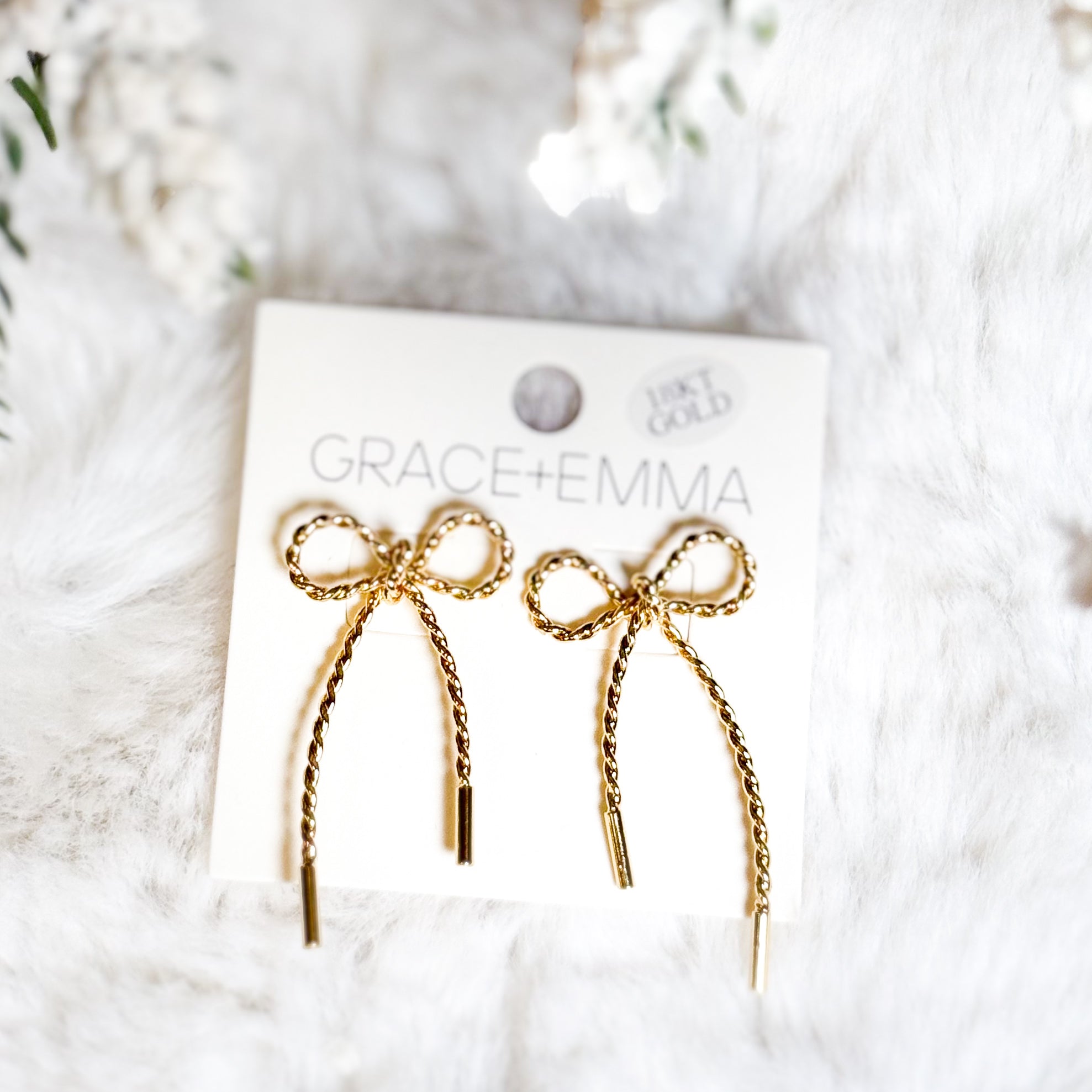 Bow Earrings-310 Jewelry-Southern Grace-Heathered Boho Boutique, Women's Fashion and Accessories in Palmetto, FL