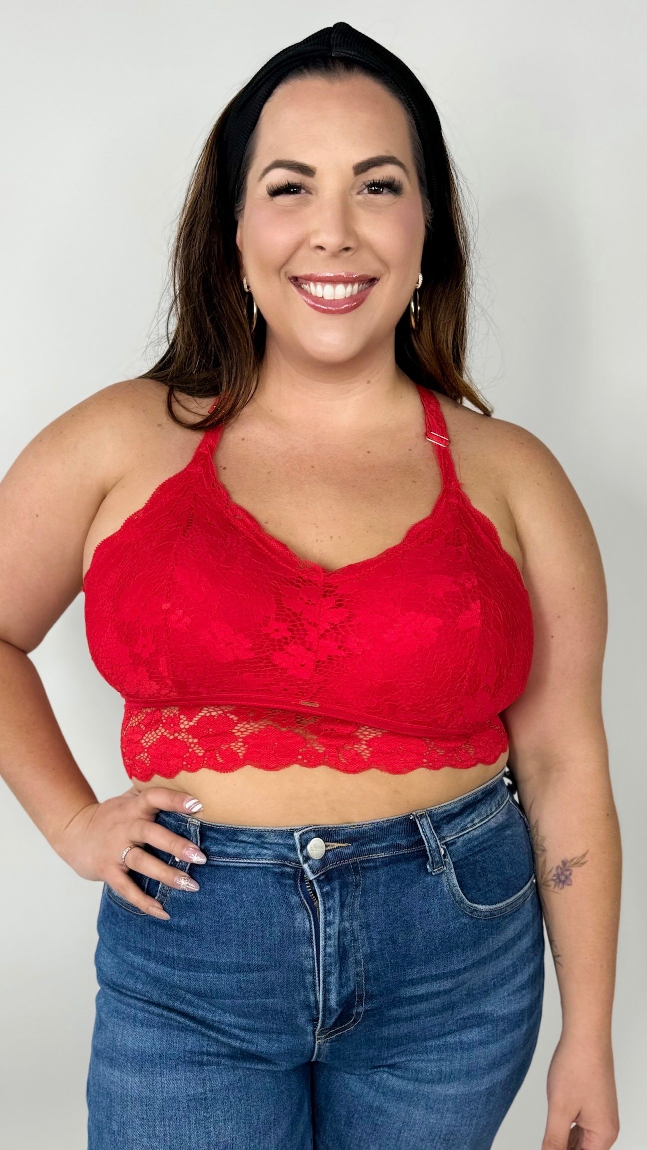 Juliette Lace Bralette (Reg/Curvy)-140 Body Suits/ Intimates-Jady K-Heathered Boho Boutique, Women's Fashion and Accessories in Palmetto, FL