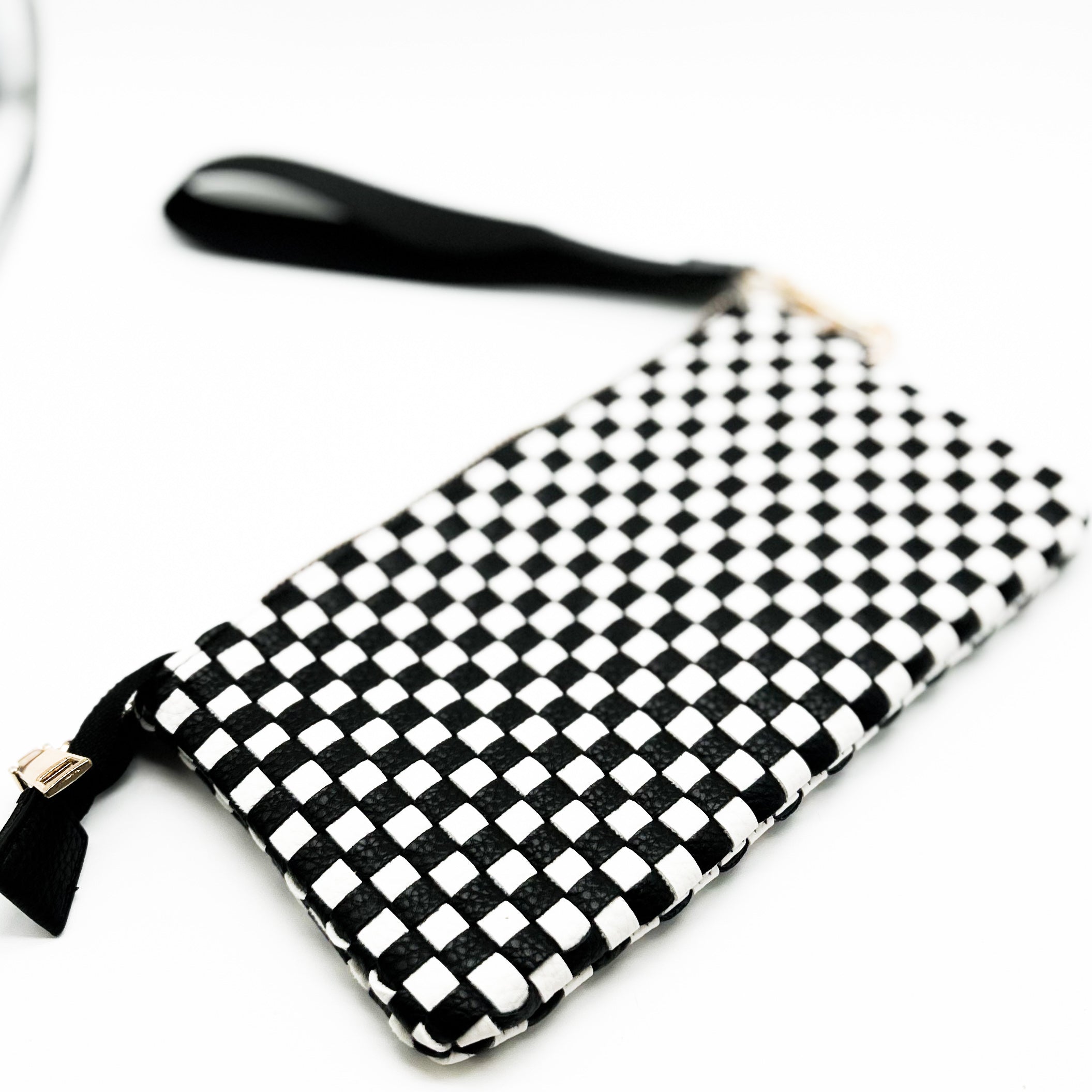 The Harper Woven Wristlet-320 BAGS-NIHAO JEWELRY-Heathered Boho Boutique, Women's Fashion and Accessories in Palmetto, FL