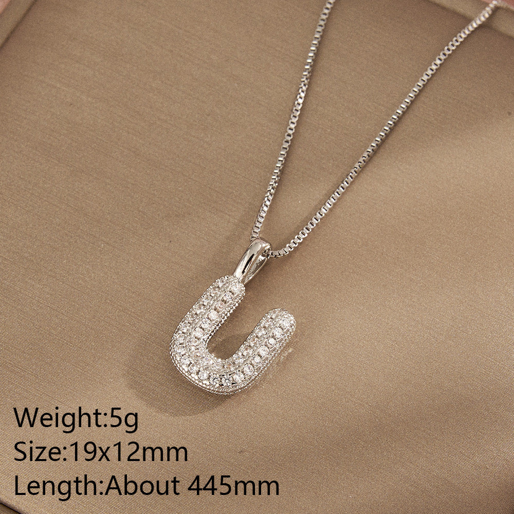 All About YOU Initial Necklace-310 JEWELRY-NIHAO JEWELRY-Heathered Boho Boutique, Women's Fashion and Accessories in Palmetto, FL