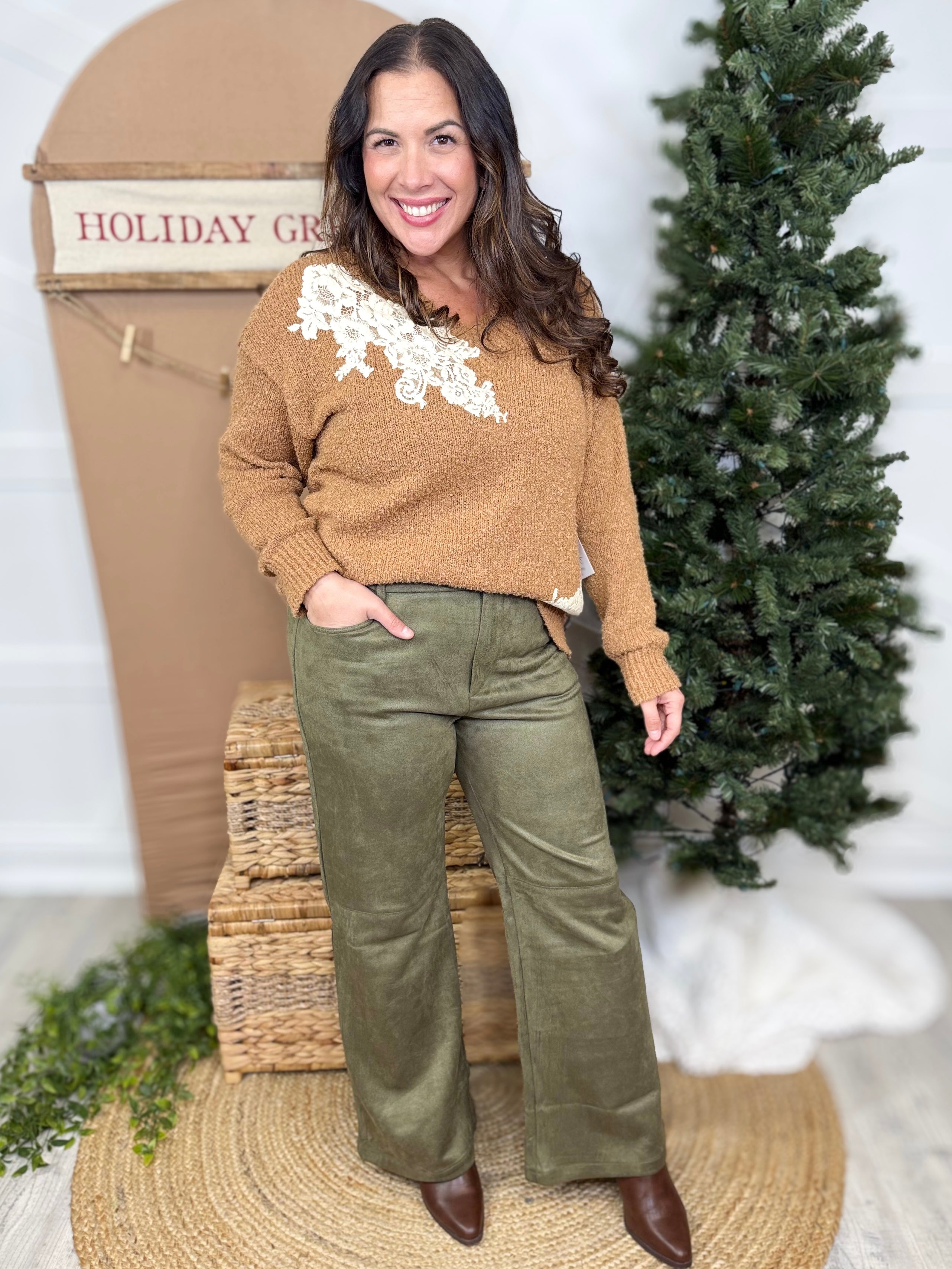 Visionary Sweater-125 SWEATER-J.NNA-Heathered Boho Boutique, Women's Fashion and Accessories in Palmetto, FL