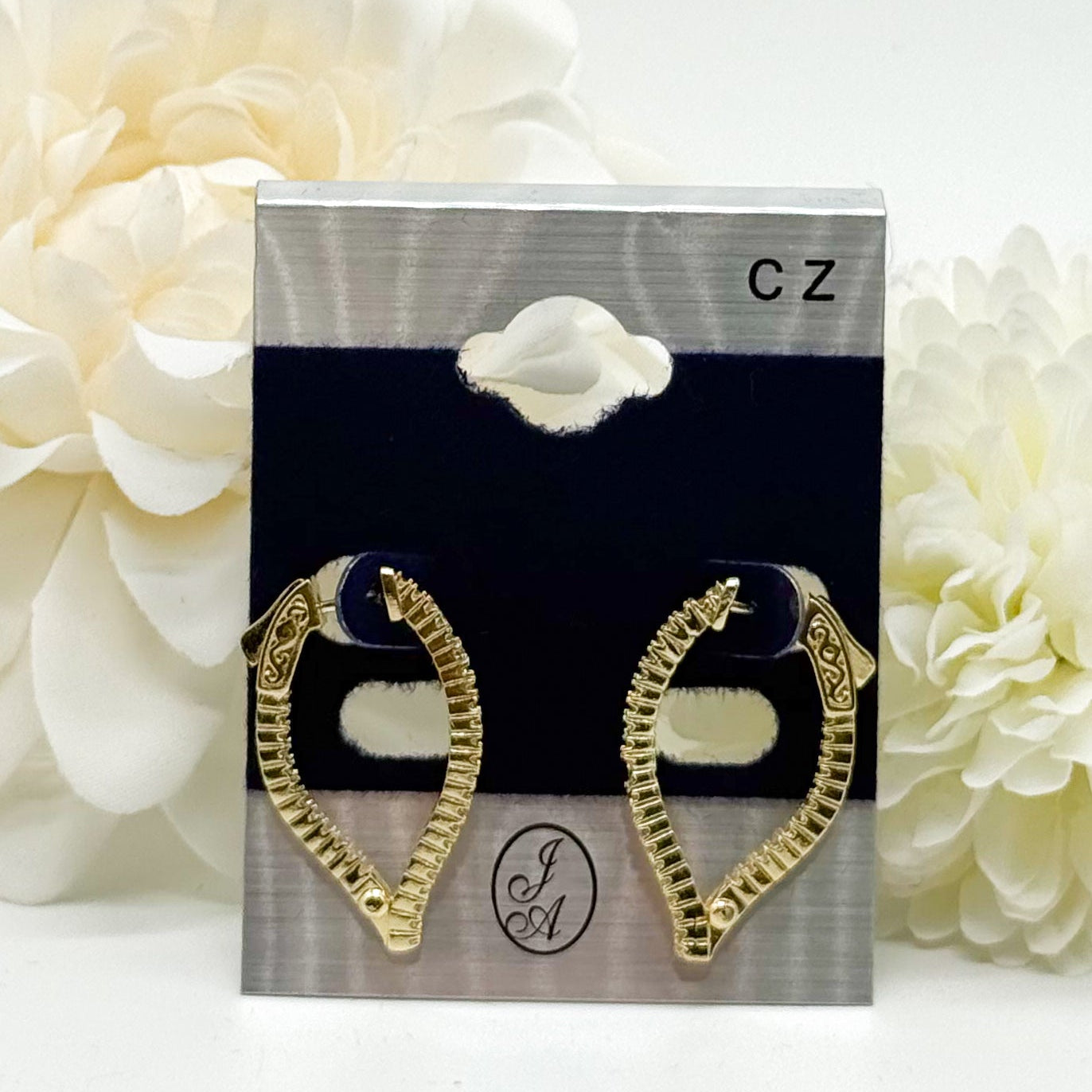 Elevated Style Hoops-310 Jewelry-Joseph Anthony NY, Inc-Heathered Boho Boutique, Women's Fashion and Accessories in Palmetto, FL