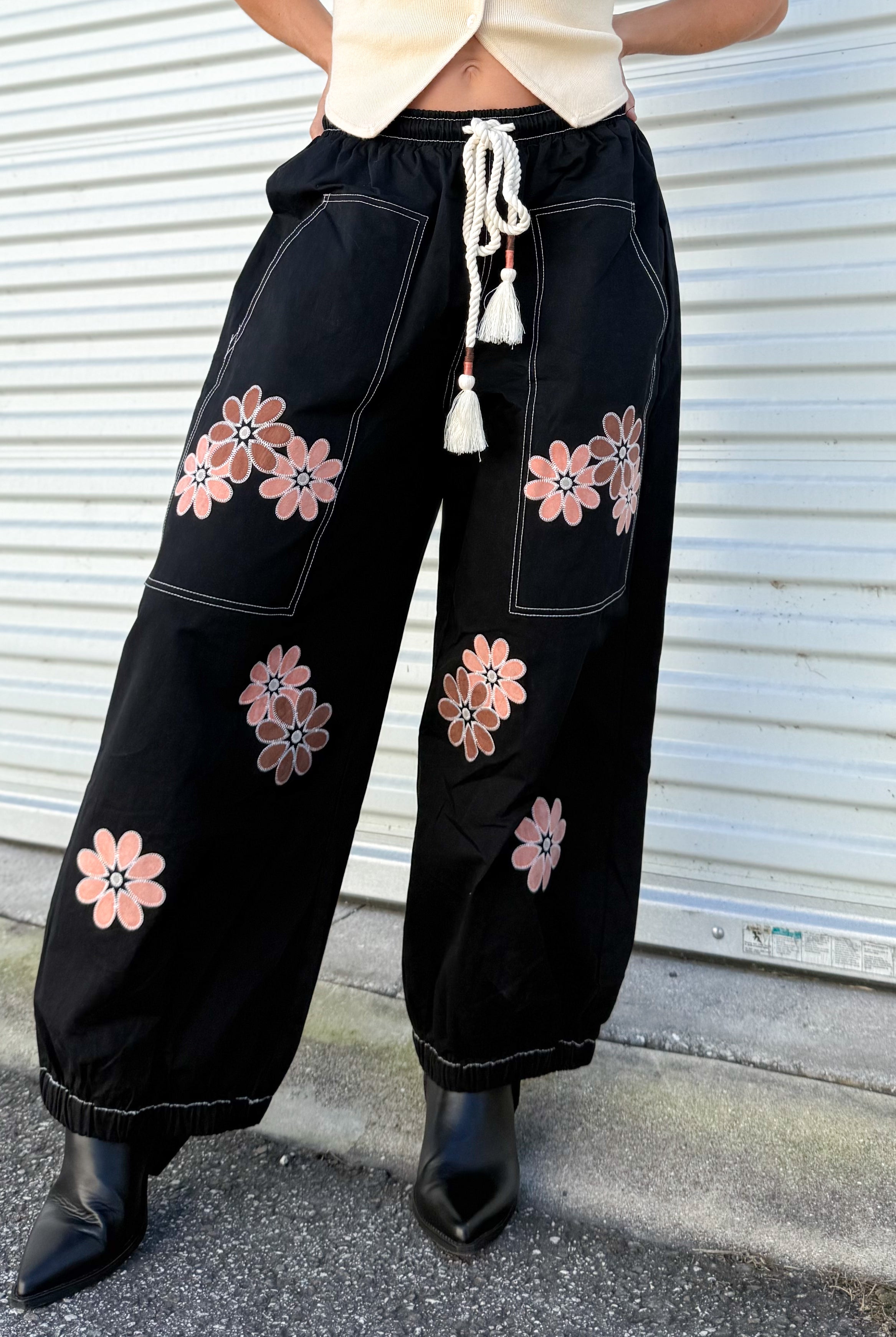 Fancy Nancy Pants-150 PANTS-ODDI-Heathered Boho Boutique, Women's Fashion and Accessories in Palmetto, FL