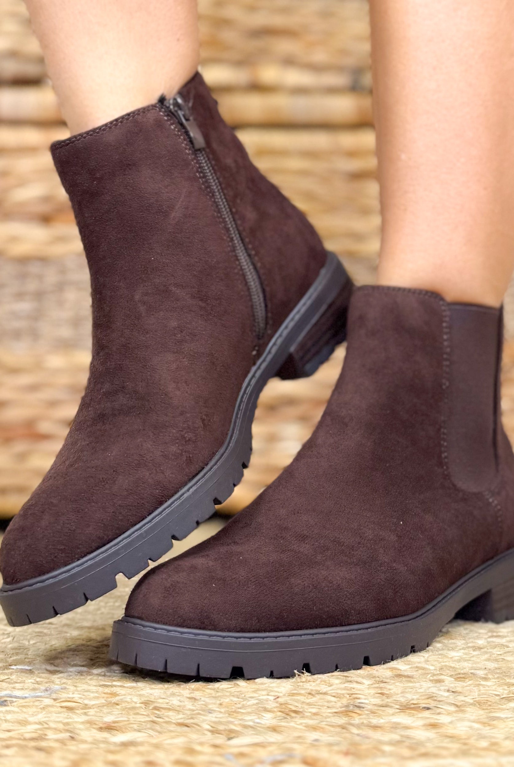 Denver Boots - Brown Suede-350 SHOES-Top Guy-Heathered Boho Boutique, Women's Fashion and Accessories in Palmetto, FL