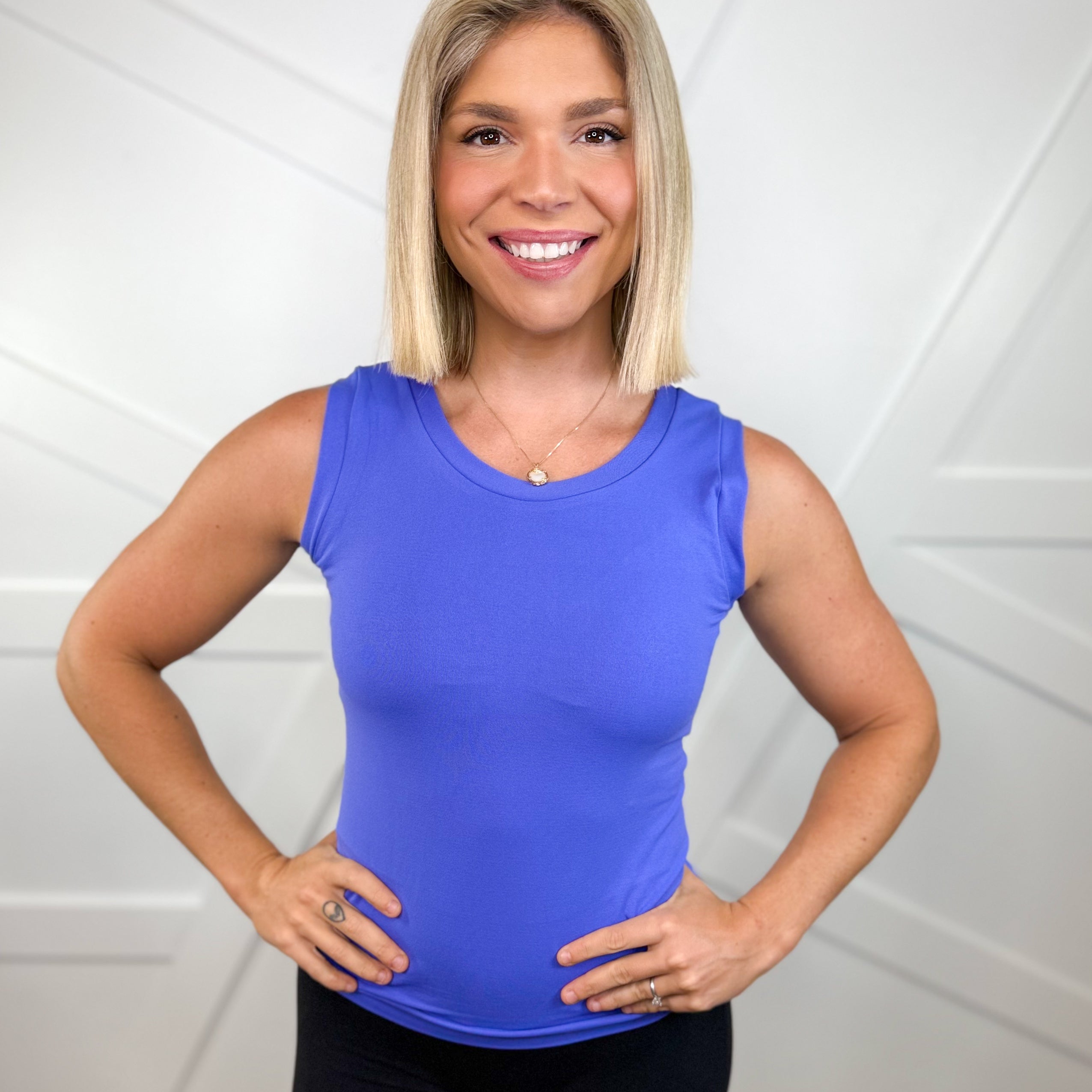 RESTOCK: Wind Down Tank Top-100 Tank/Crop Tops-YELETE-Heathered Boho Boutique, Women's Fashion and Accessories in Palmetto, FL