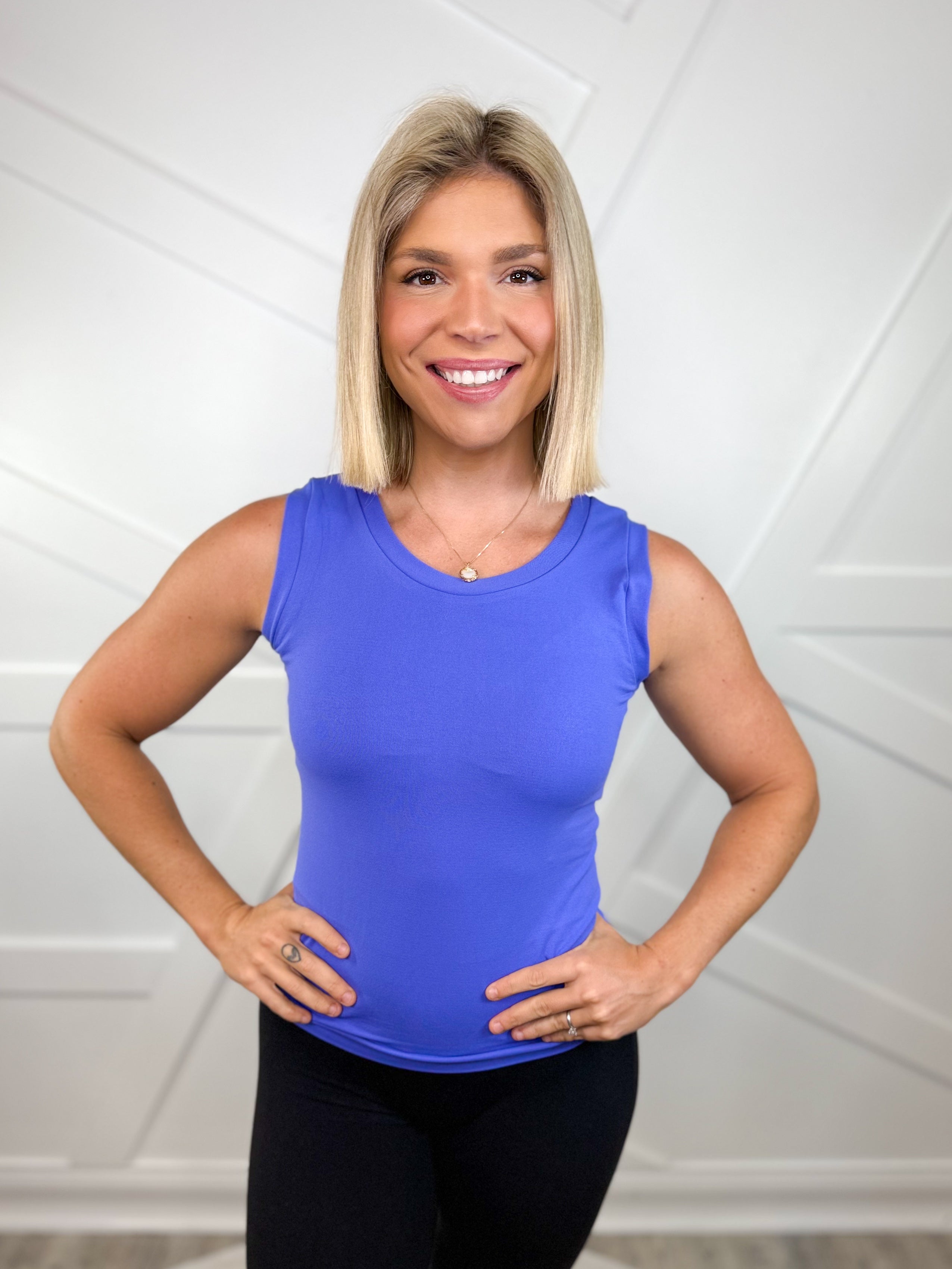 RESTOCK: Wind Down Tank Top-100 Tank/Crop Tops-YELETE-Heathered Boho Boutique, Women's Fashion and Accessories in Palmetto, FL