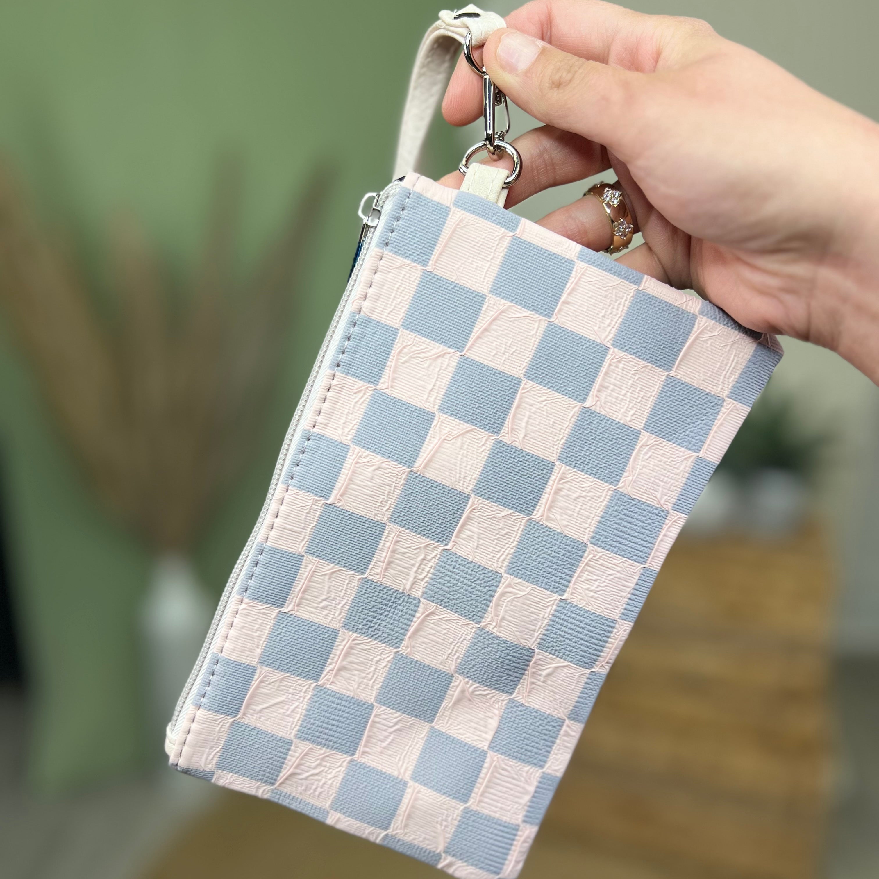 Wristlet Pouch Bag-320 Bags-Clovered Accessories-Heathered Boho Boutique, Women's Fashion and Accessories in Palmetto, FL