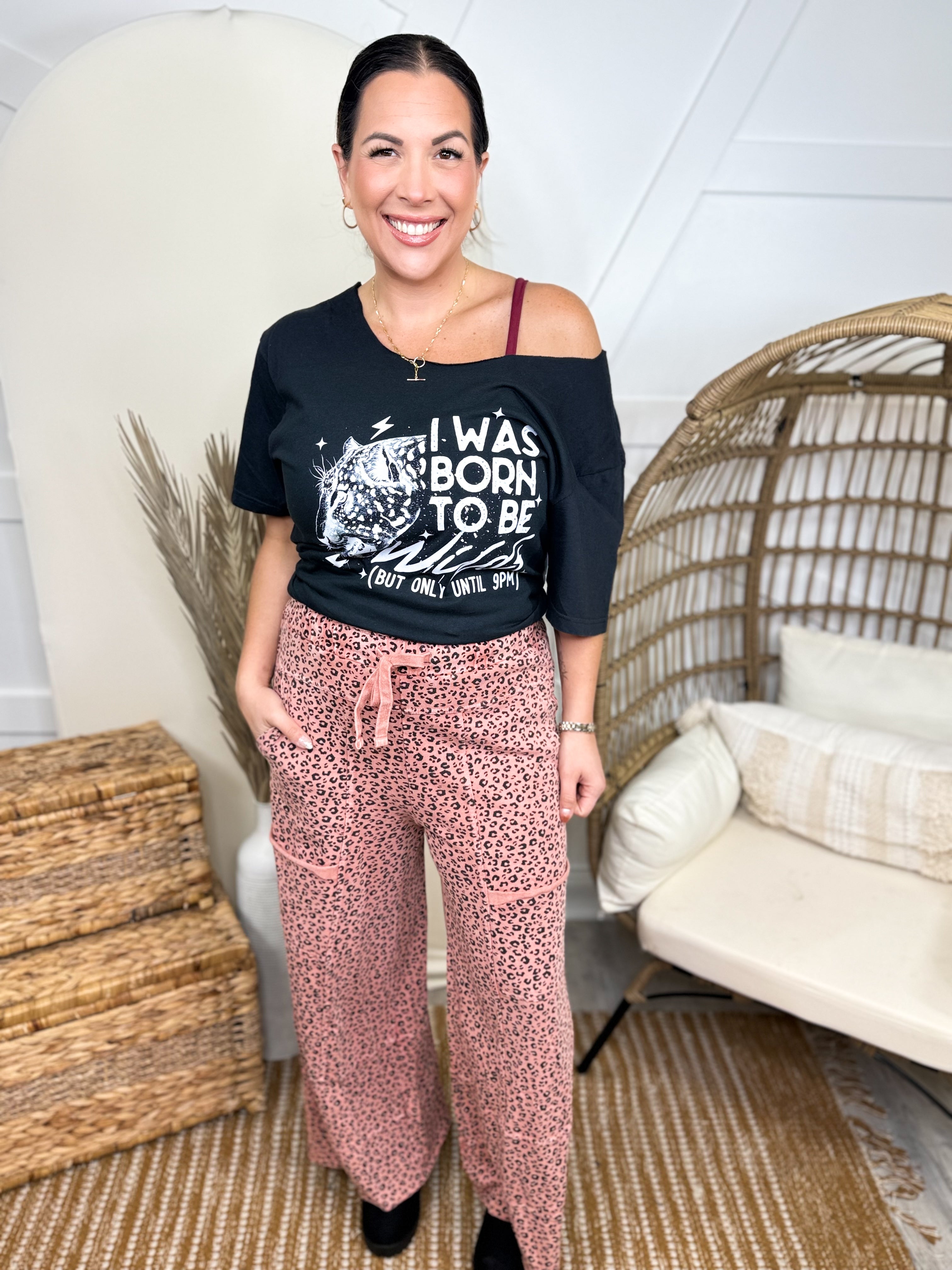 Wild Thing Pants-150 PANTS-EASEL-Heathered Boho Boutique, Women's Fashion and Accessories in Palmetto, FL