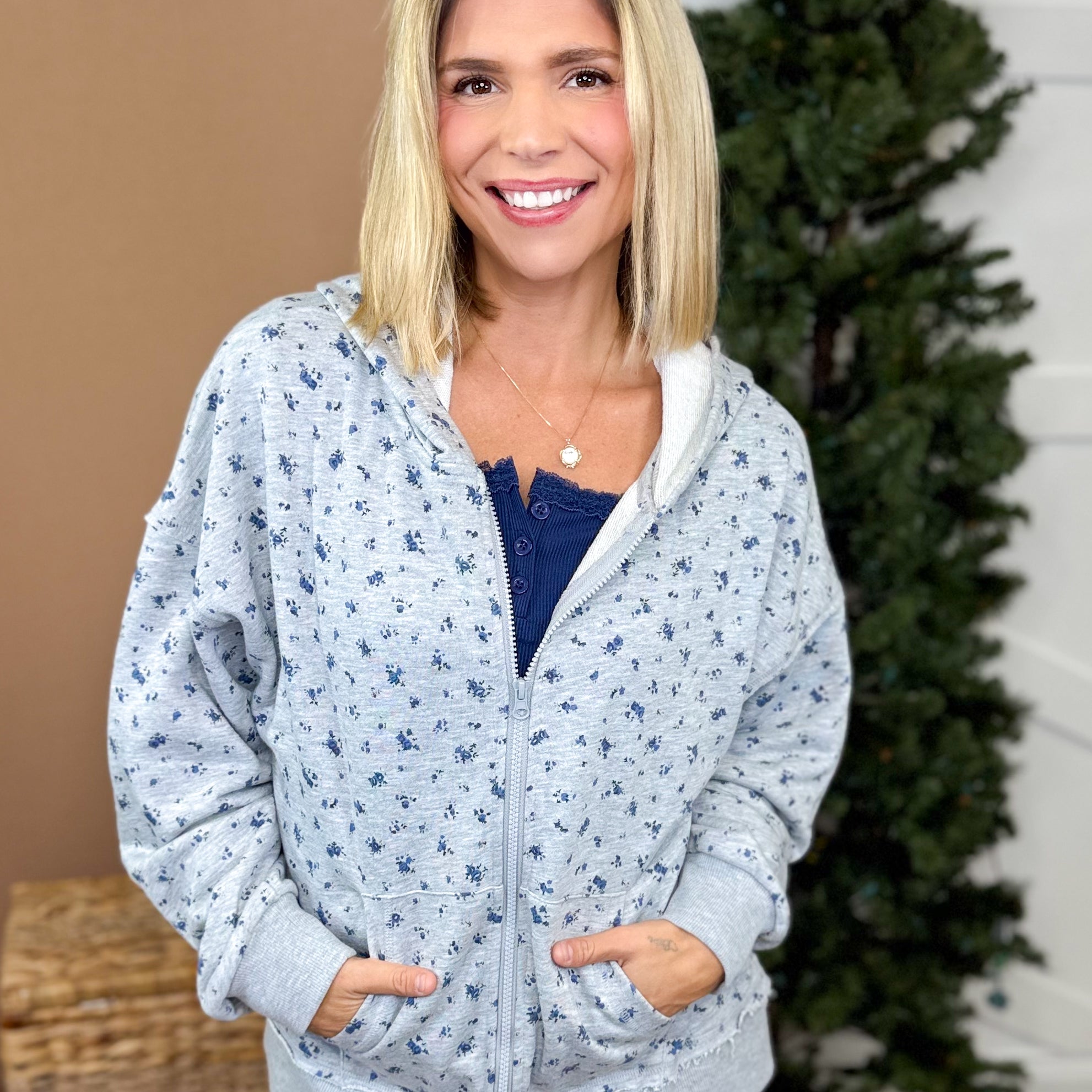 Finish Strong Hoodie-210 HOODIES-VERY J-Heathered Boho Boutique, Women's Fashion and Accessories in Palmetto, FL