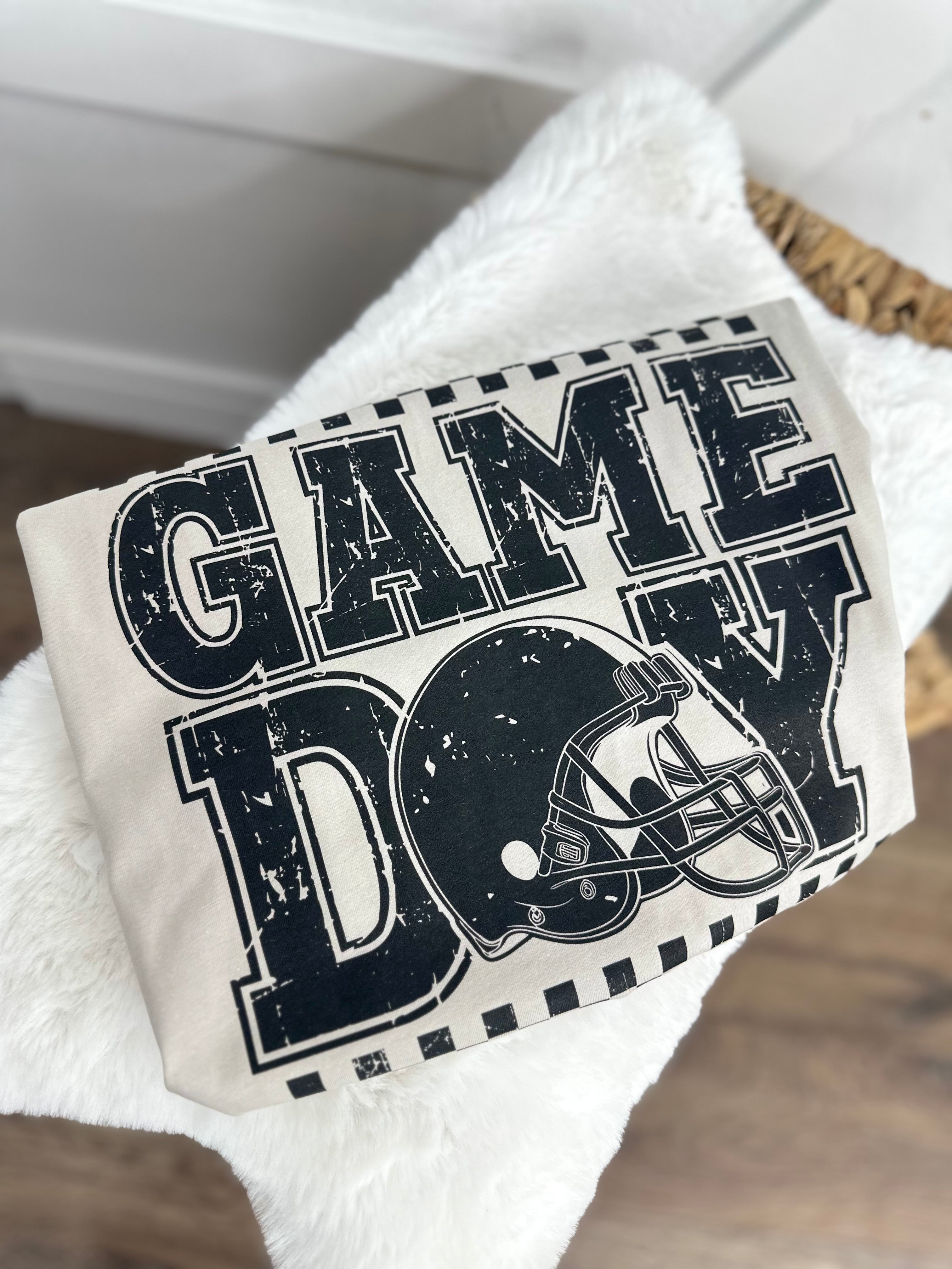 GAME DAY Graphic Tee (multiple color options) -361-130 Graphic Tees-Heathered Boho-Heathered Boho Boutique, Women's Fashion and Accessories in Palmetto, FL