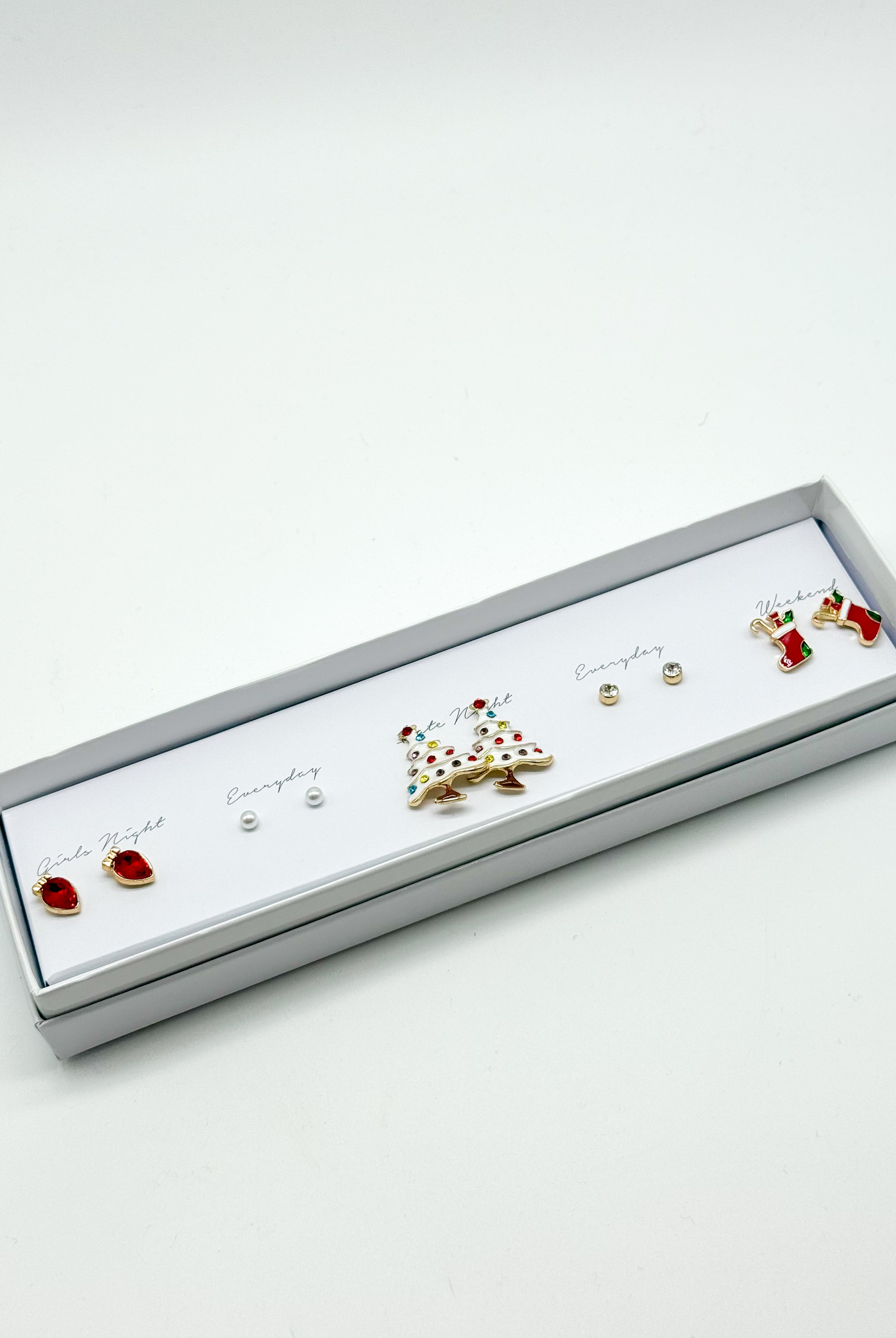 Festive Earring Box Set-310 Jewelry-Joyful Jewelry-Heathered Boho Boutique, Women's Fashion and Accessories in Palmetto, FL