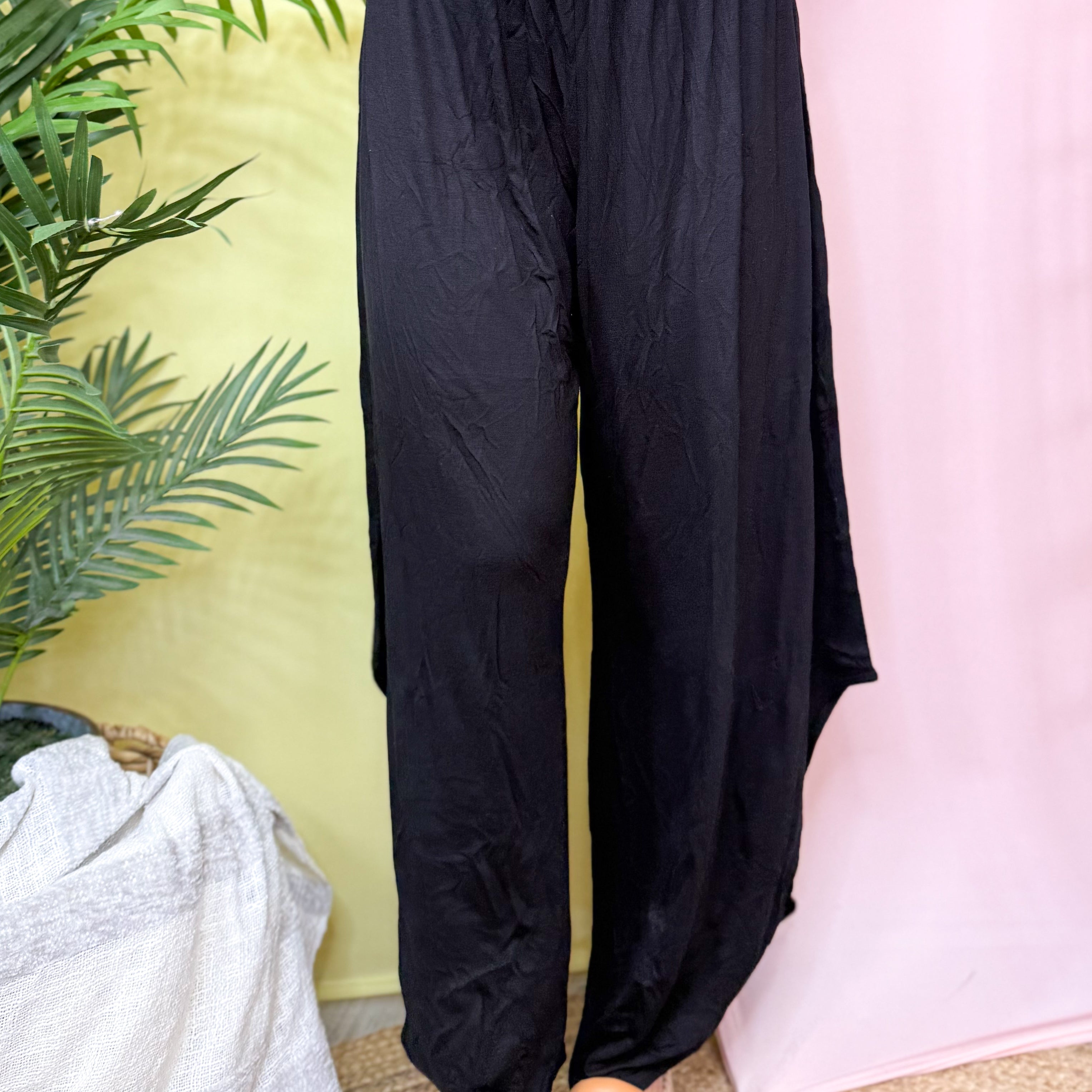 Flow With Me Palazzo Pants-150 PANTS-HEIMISH-Heathered Boho Boutique, Women's Fashion and Accessories in Palmetto, FL