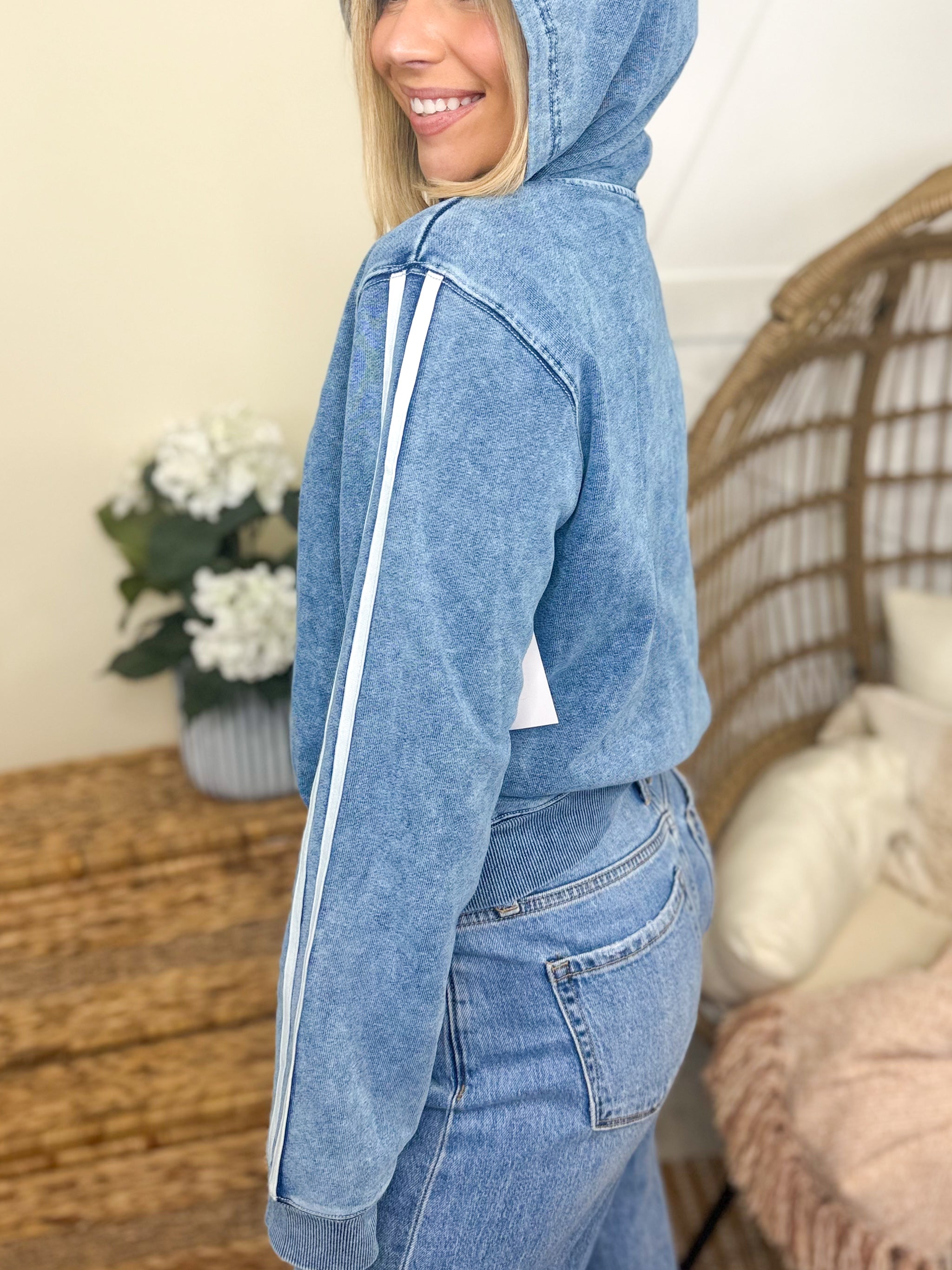 Go Getter Jacket-200 JACKETS/SHACKETS-WHITE BIRCH-Heathered Boho Boutique, Women's Fashion and Accessories in Palmetto, FL