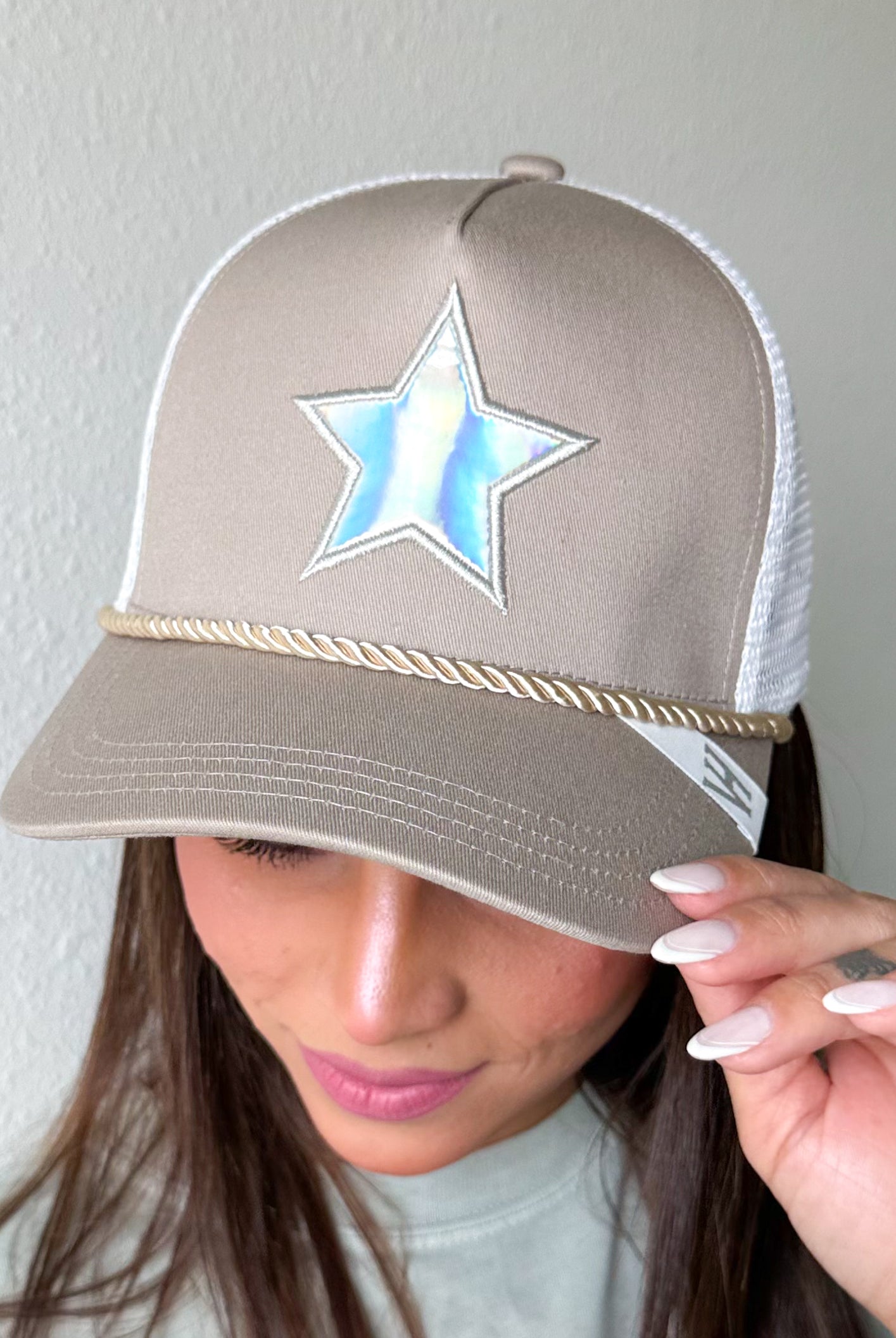 RESTOCK: Legend Hat - Beige White-330 HEADWEAR-Vintage Havana-Heathered Boho Boutique, Women's Fashion and Accessories in Palmetto, FL