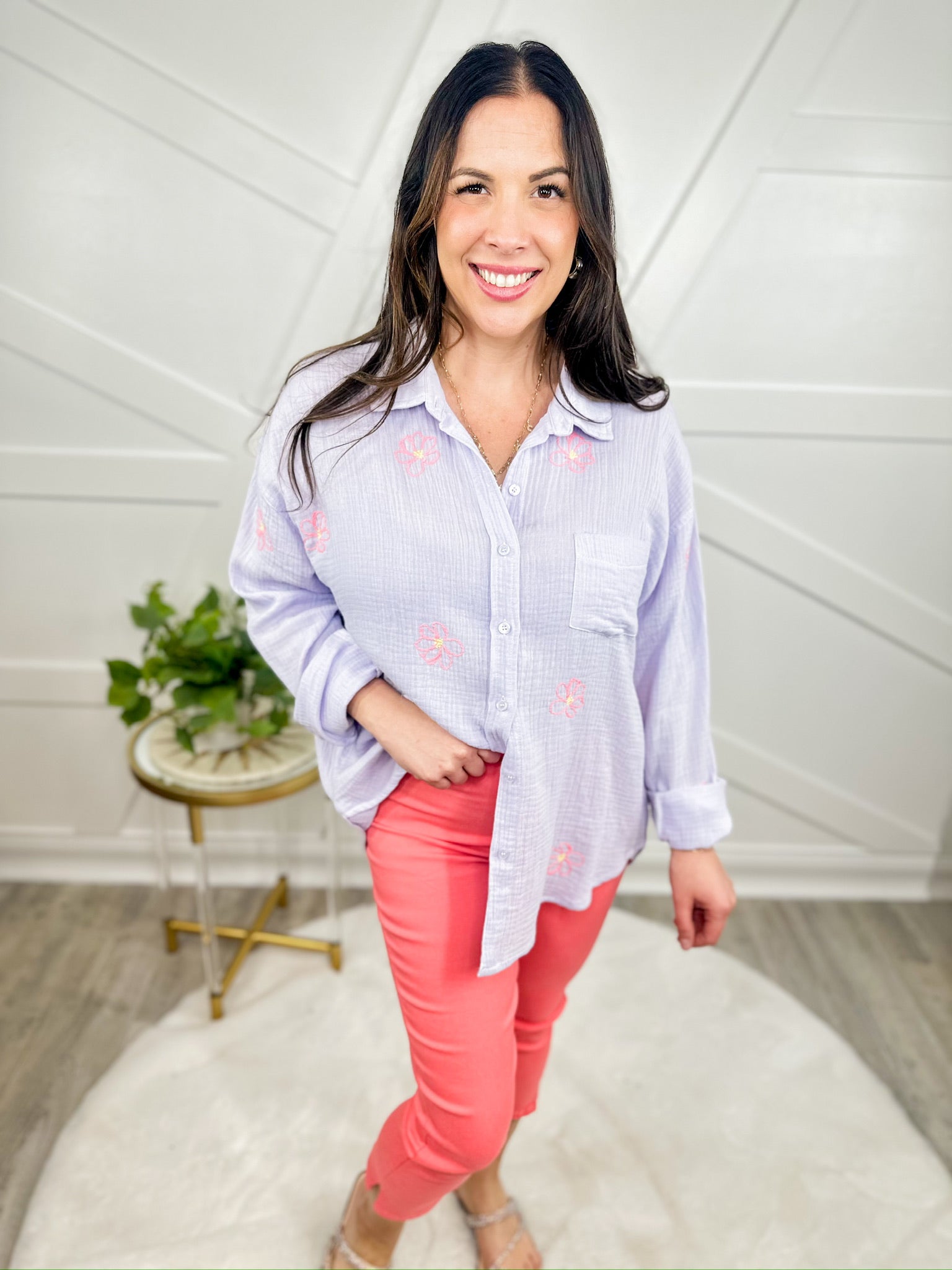 Guaranteed Top-120 Long Sleeve Tops-Easel-Heathered Boho Boutique, Women's Fashion and Accessories in Palmetto, FL