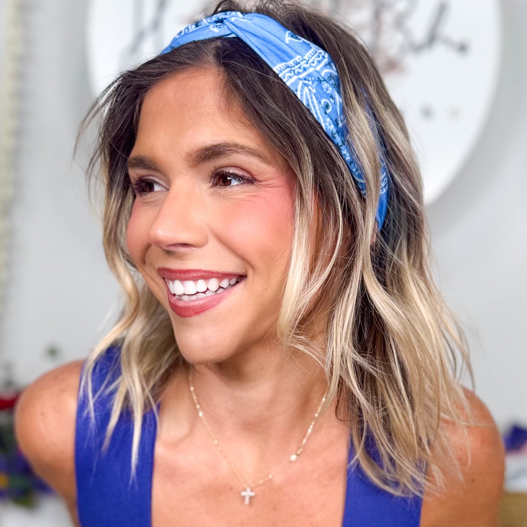 Bandana Twist Headwrap-340 Other Accessories-Love And Repeat-Heathered Boho Boutique, Women's Fashion and Accessories in Palmetto, FL