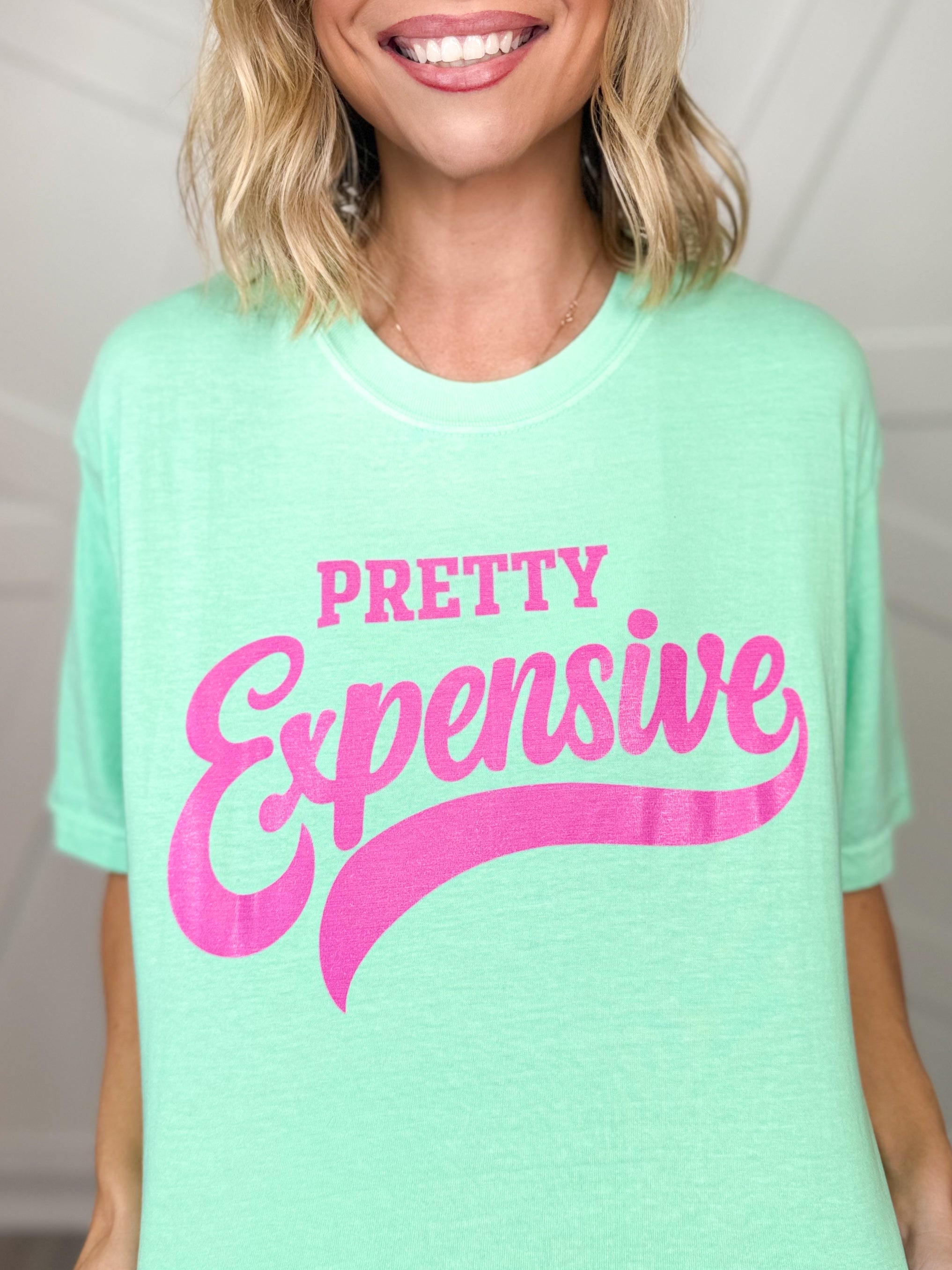 Pretty Expensive Graphic Tee - Island Reef-130 Graphic Tees-Heathered Boho-Heathered Boho Boutique, Women's Fashion and Accessories in Palmetto, FL