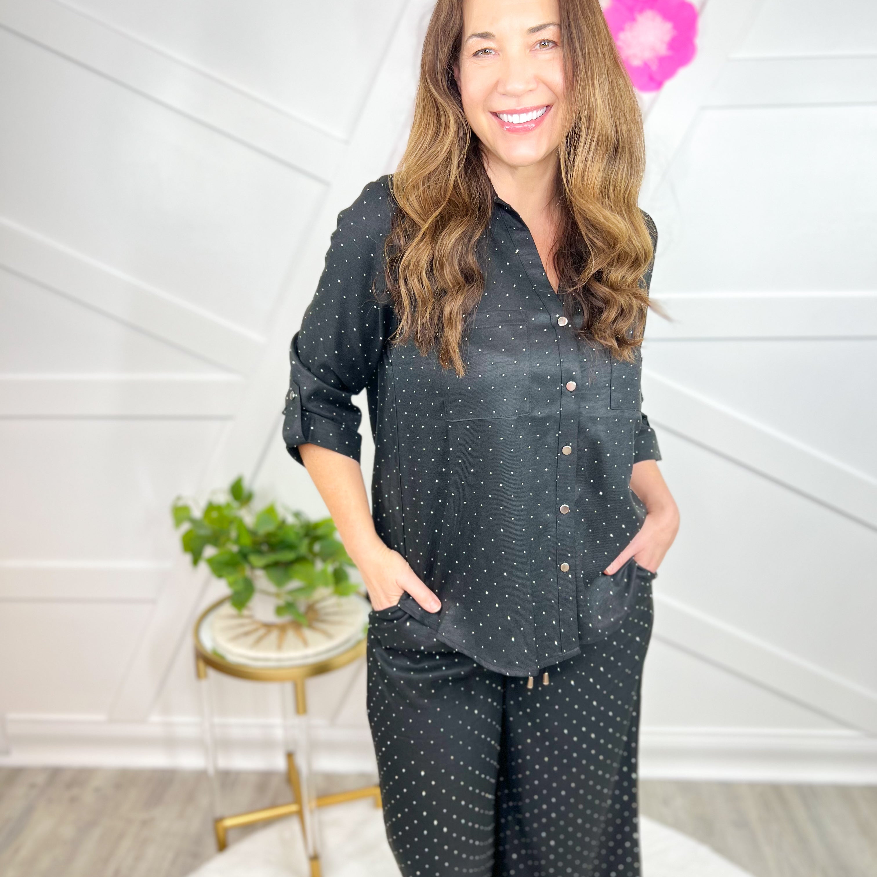 Wish Granted Pants-150 PANTS-SPIN USA-Heathered Boho Boutique, Women's Fashion and Accessories in Palmetto, FL