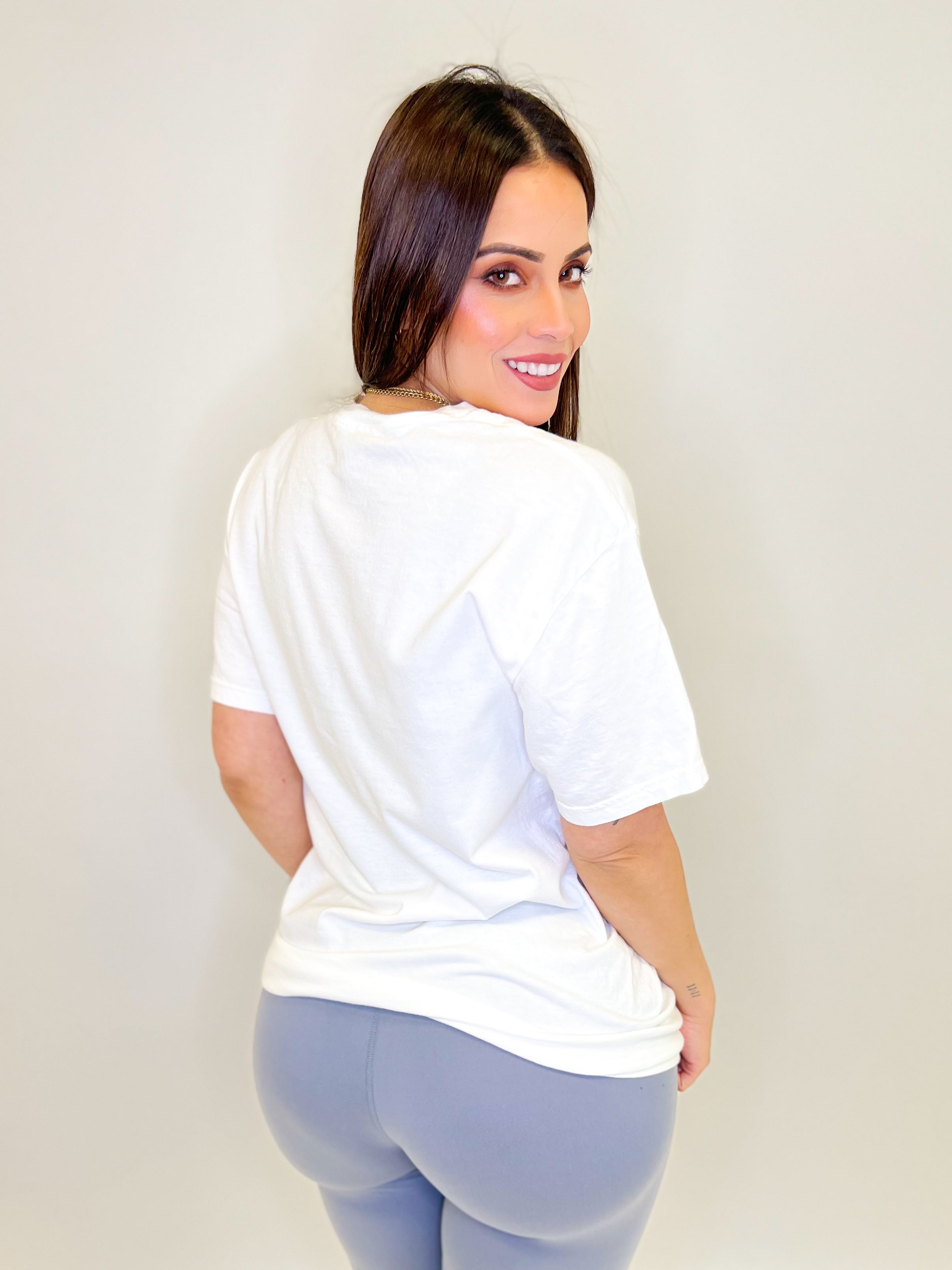 Boho Floral Grandma Graphic Tee-130 Graphic Tees-Heathered Boho-Heathered Boho Boutique, Women's Fashion and Accessories in Palmetto, FL