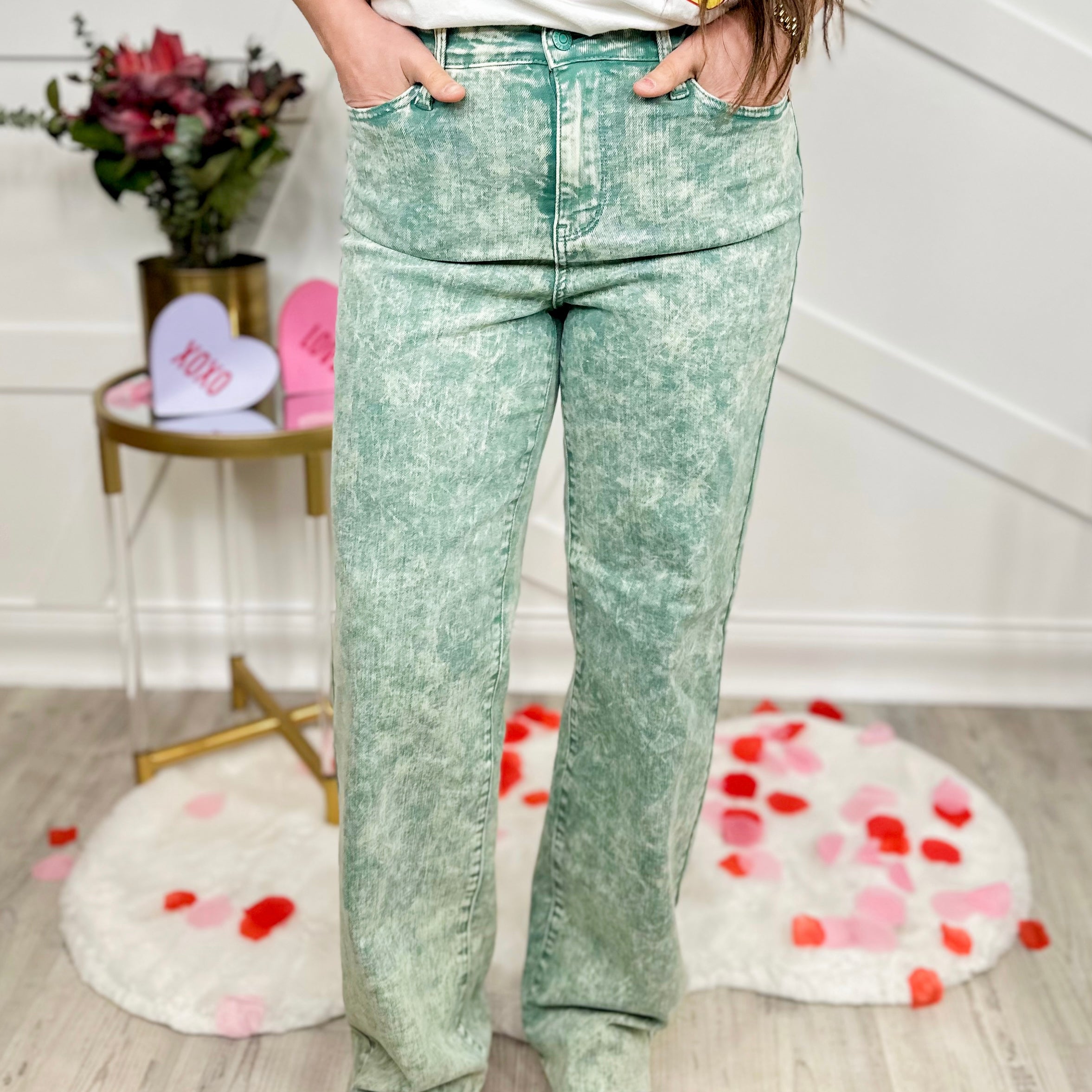 By the Seaside Dad Jean-190 Jeans-Judy Blue-Heathered Boho Boutique, Women's Fashion and Accessories in Palmetto, FL