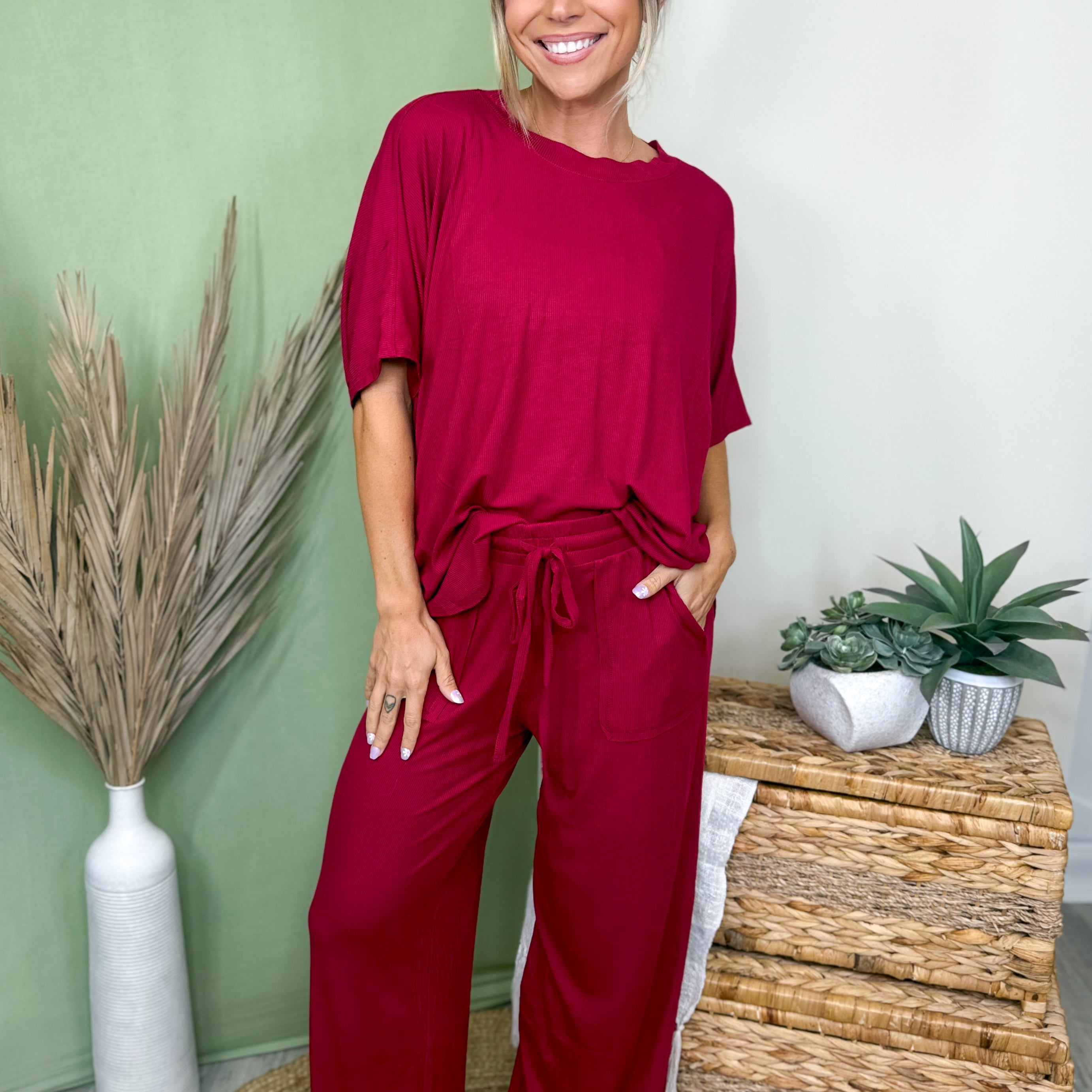 The Soft Life Set-240 ACTIVEWEAR/SETS-ZENANA-Heathered Boho Boutique, Women's Fashion and Accessories in Palmetto, FL