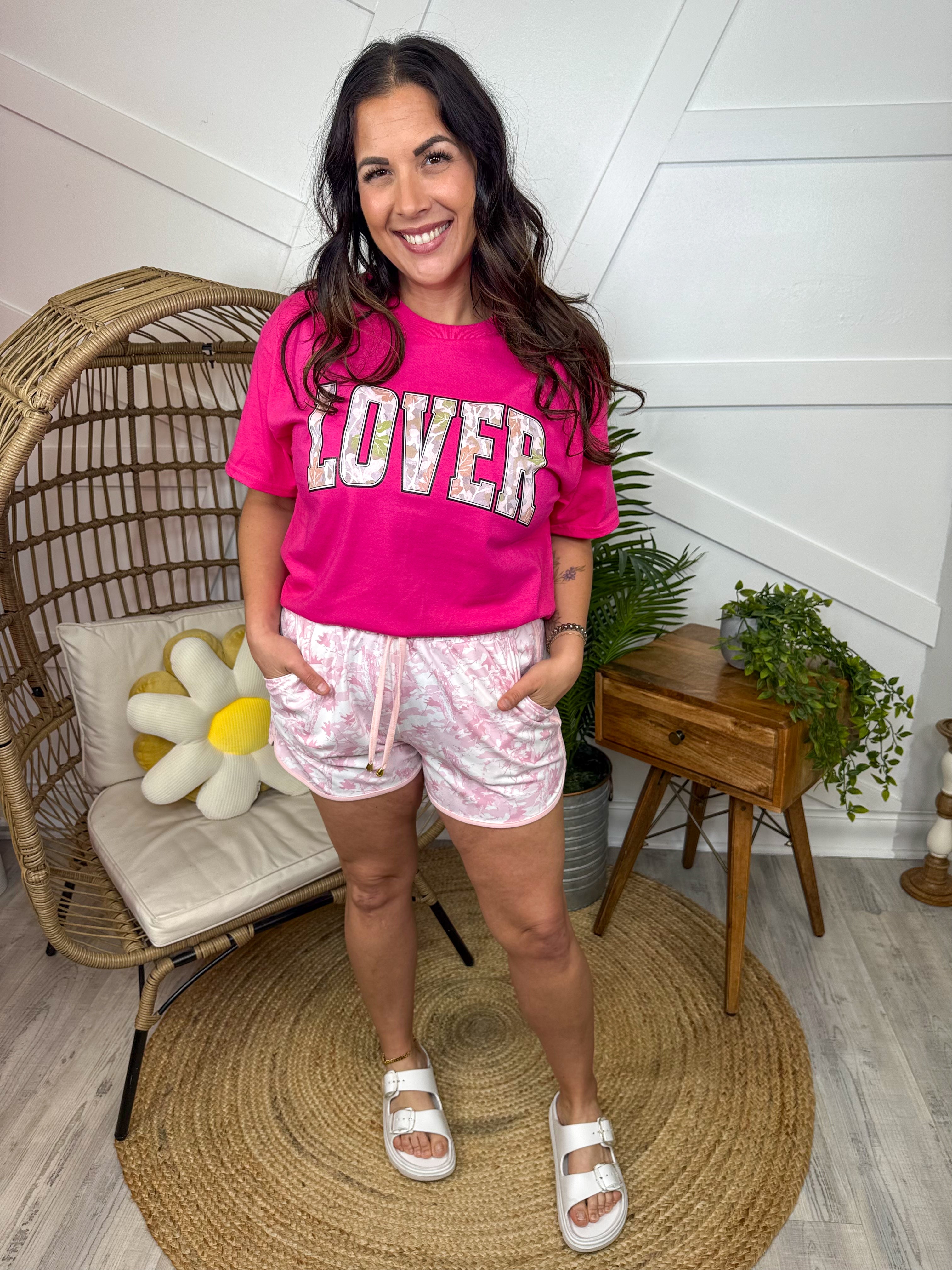 Camo Lover Graphic Tee-130 Graphic Tees-Heathered Boho-Heathered Boho Boutique, Women's Fashion and Accessories in Palmetto, FL