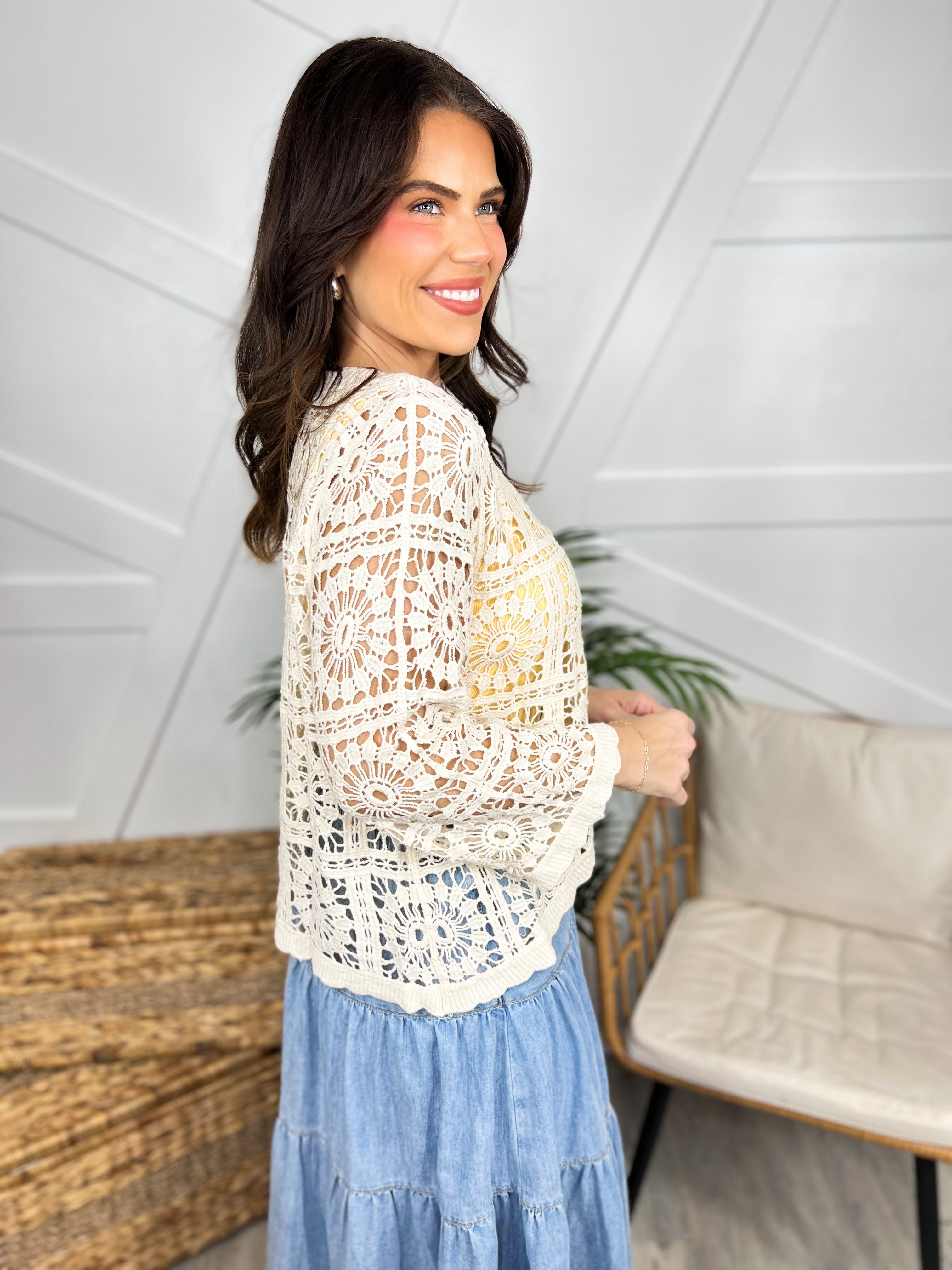 RESTOCK : All That Time Cardigan-220 Cardigans/ Kimonos-Origami Apparel-Heathered Boho Boutique, Women's Fashion and Accessories in Palmetto, FL
