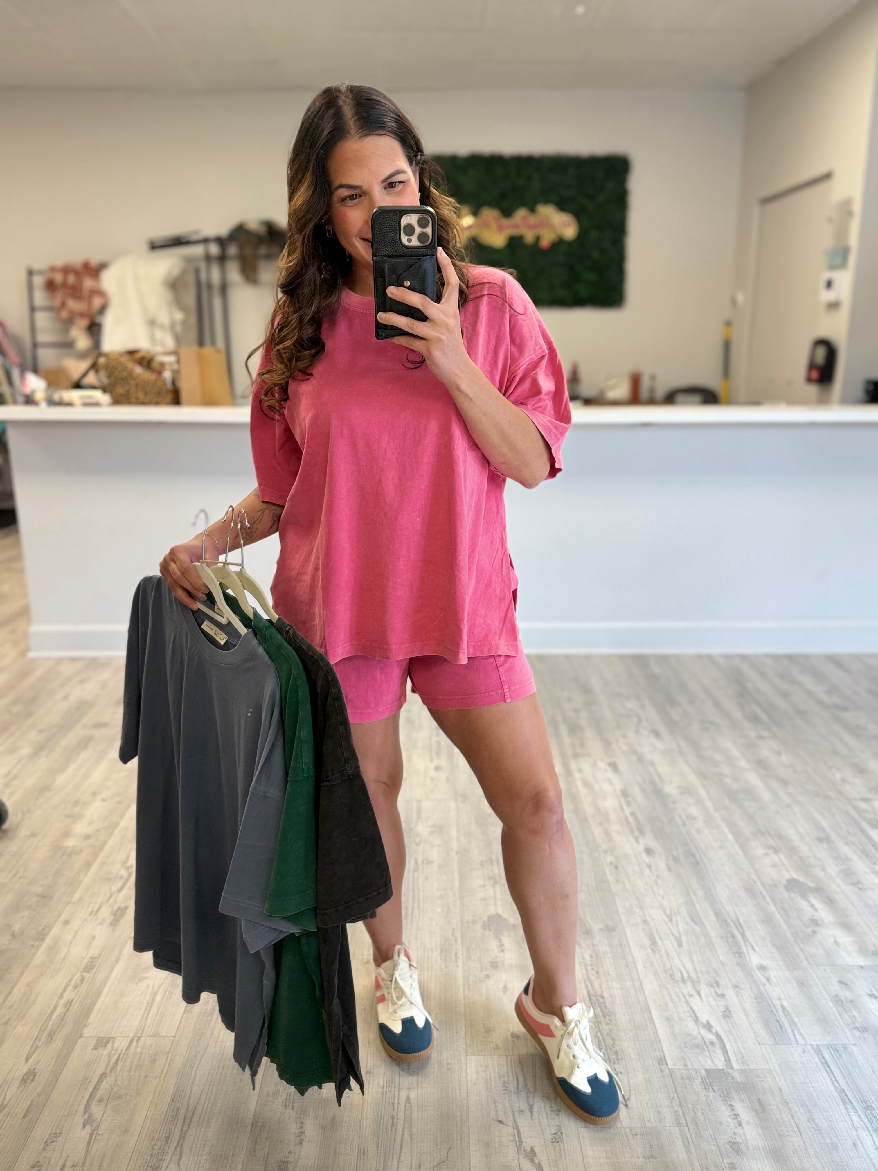 Come Back Around Shorts (reg & curvy)-160 SHORTS-RAE MODE-Heathered Boho Boutique, Women's Fashion and Accessories in Palmetto, FL