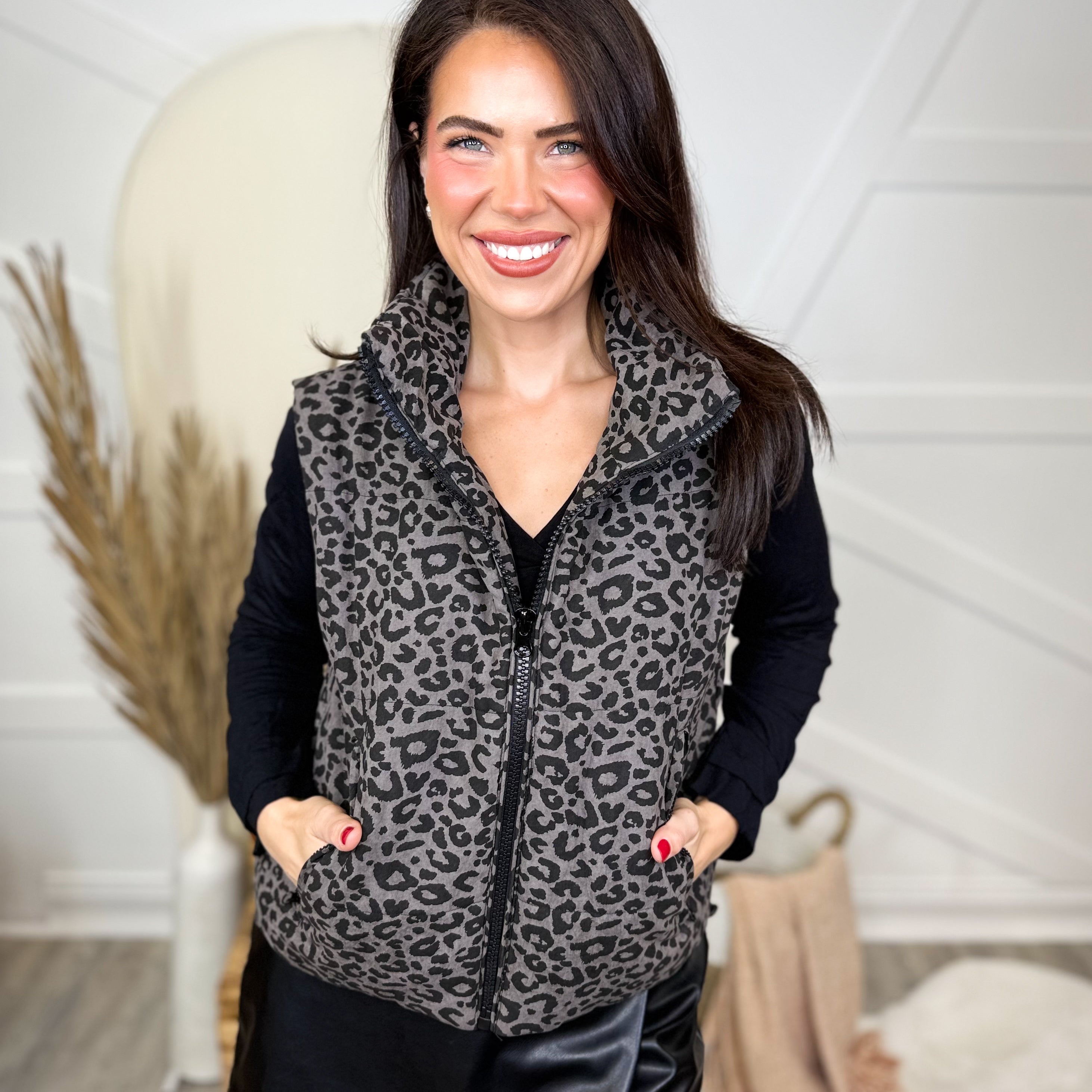 Into the Wild Vest-200 JACKETS/SHACKETS-HYFVE-Heathered Boho Boutique, Women's Fashion and Accessories in Palmetto, FL