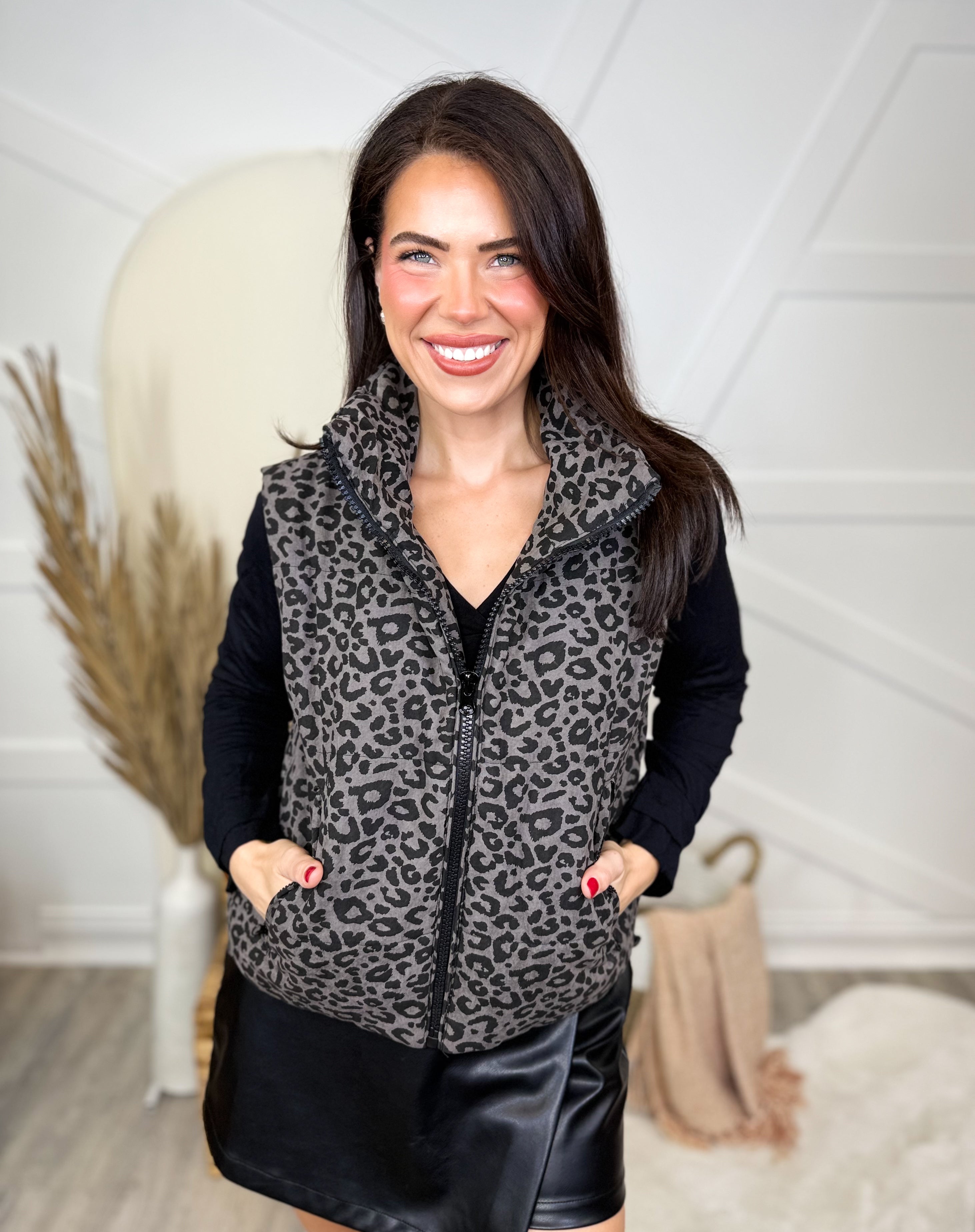Into the Wild Vest-200 JACKETS/SHACKETS-HYFVE-Heathered Boho Boutique, Women's Fashion and Accessories in Palmetto, FL