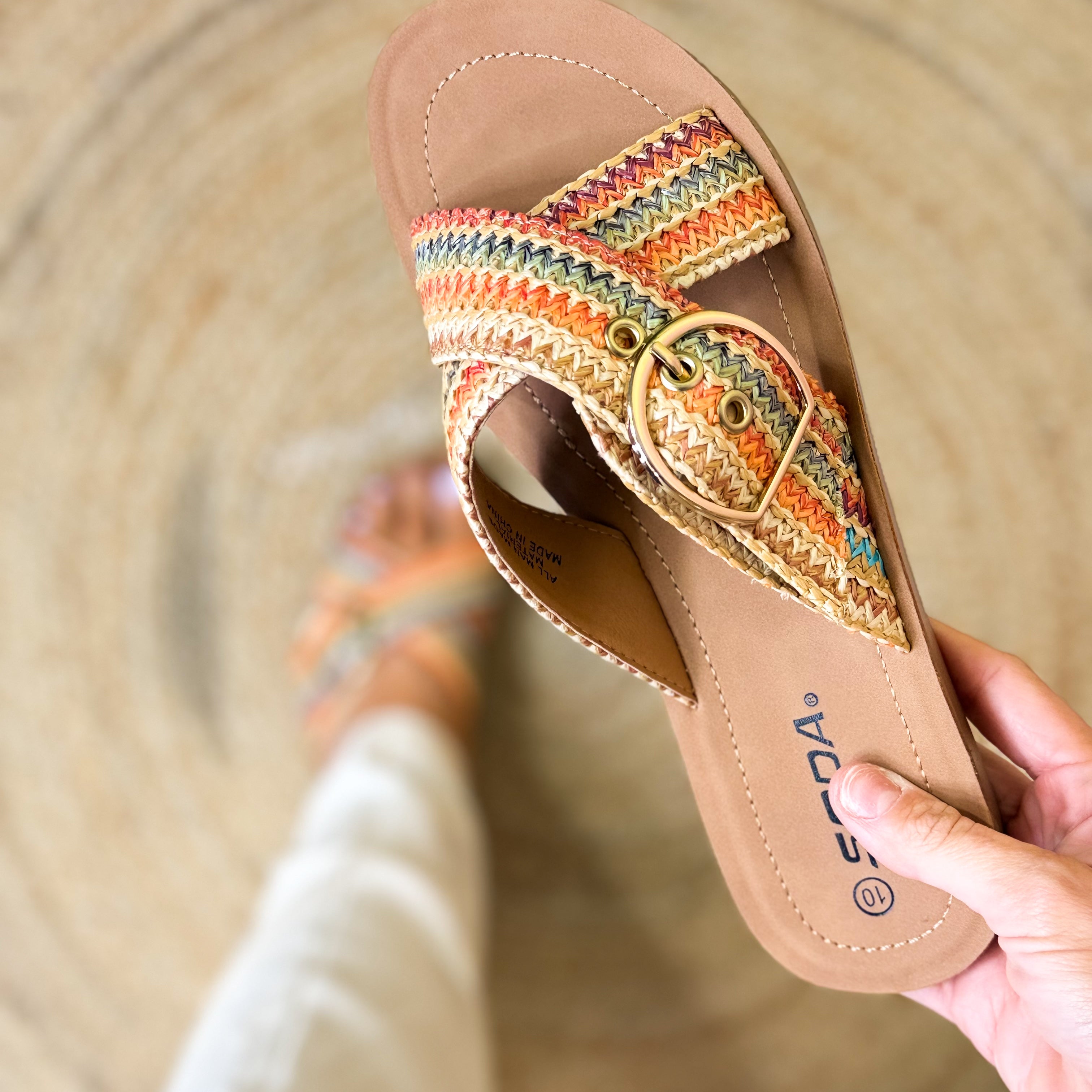 Island Time Sandals-350 SHOES-FORTUNE DYNAMIC-Heathered Boho Boutique, Women's Fashion and Accessories in Palmetto, FL