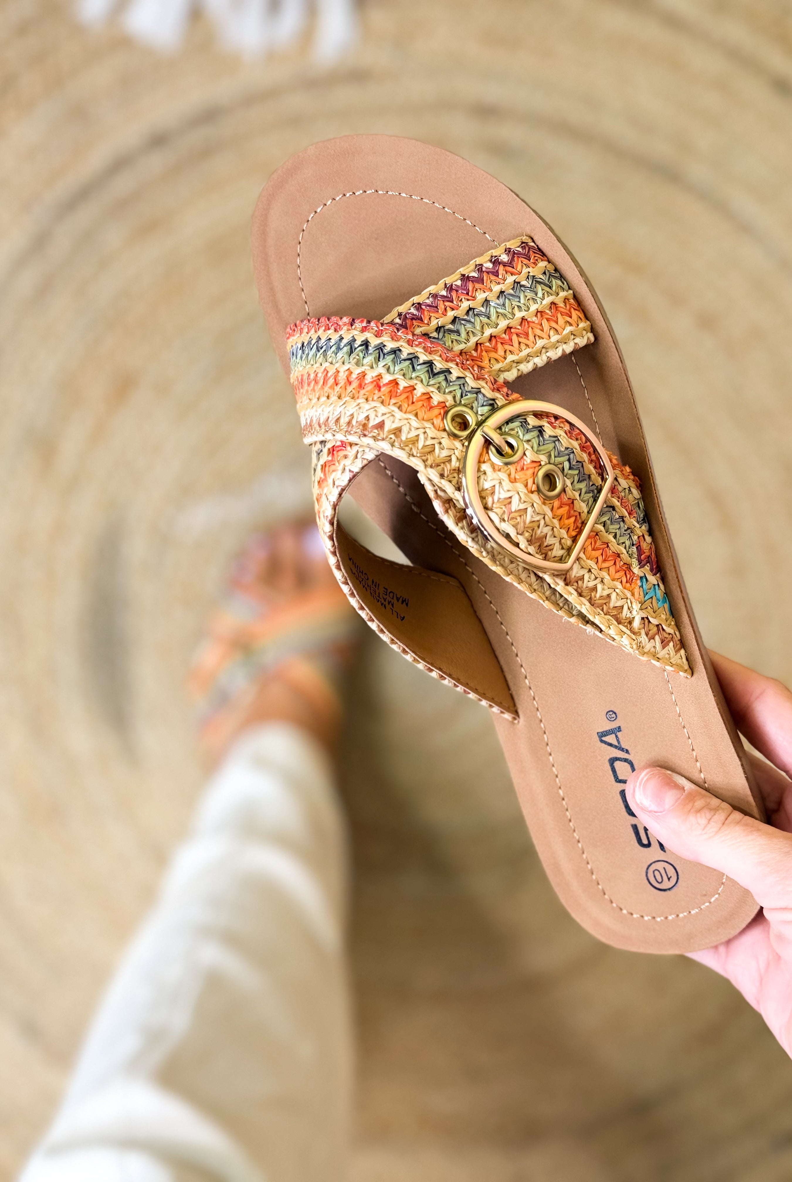 Island Time Sandals-350 SHOES-FORTUNE DYNAMIC-Heathered Boho Boutique, Women's Fashion and Accessories in Palmetto, FL