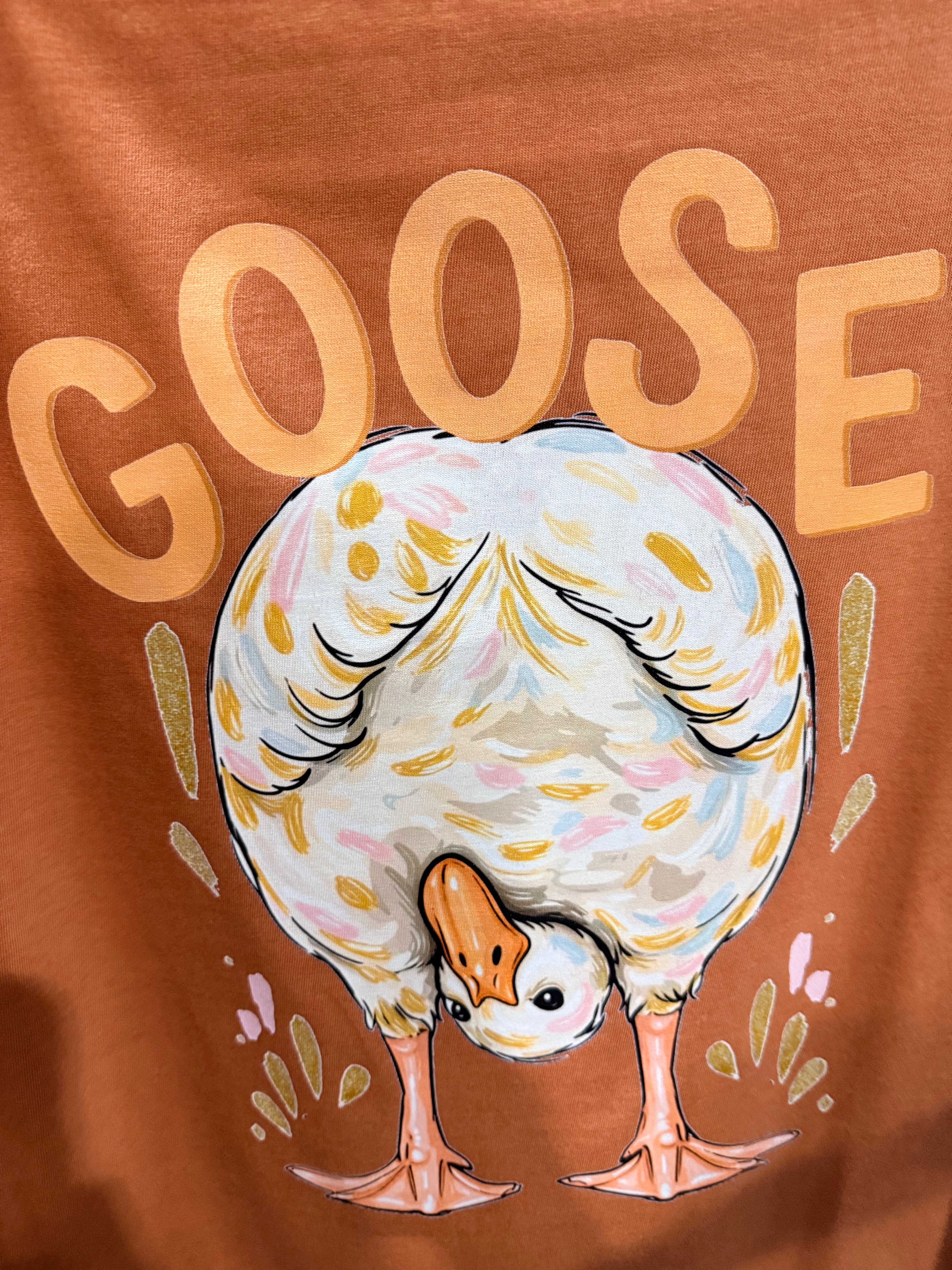 Duck Duck Goose Graphic Tee-130 Graphic Tees-Heathered Boho-Heathered Boho Boutique, Women's Fashion and Accessories in Palmetto, FL