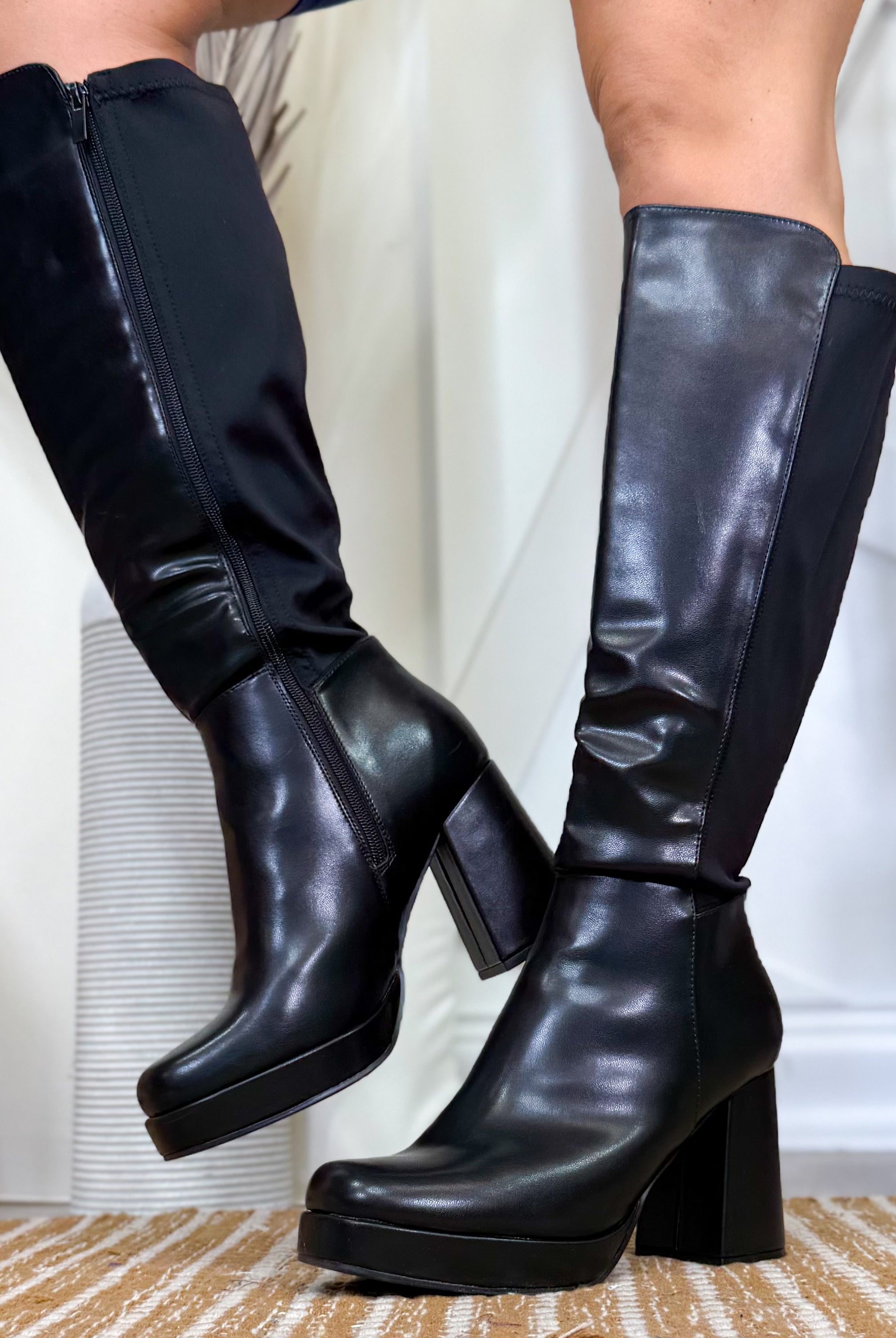 East Boots - Black-350 SHOES-Top Guy-Heathered Boho Boutique, Women's Fashion and Accessories in Palmetto, FL