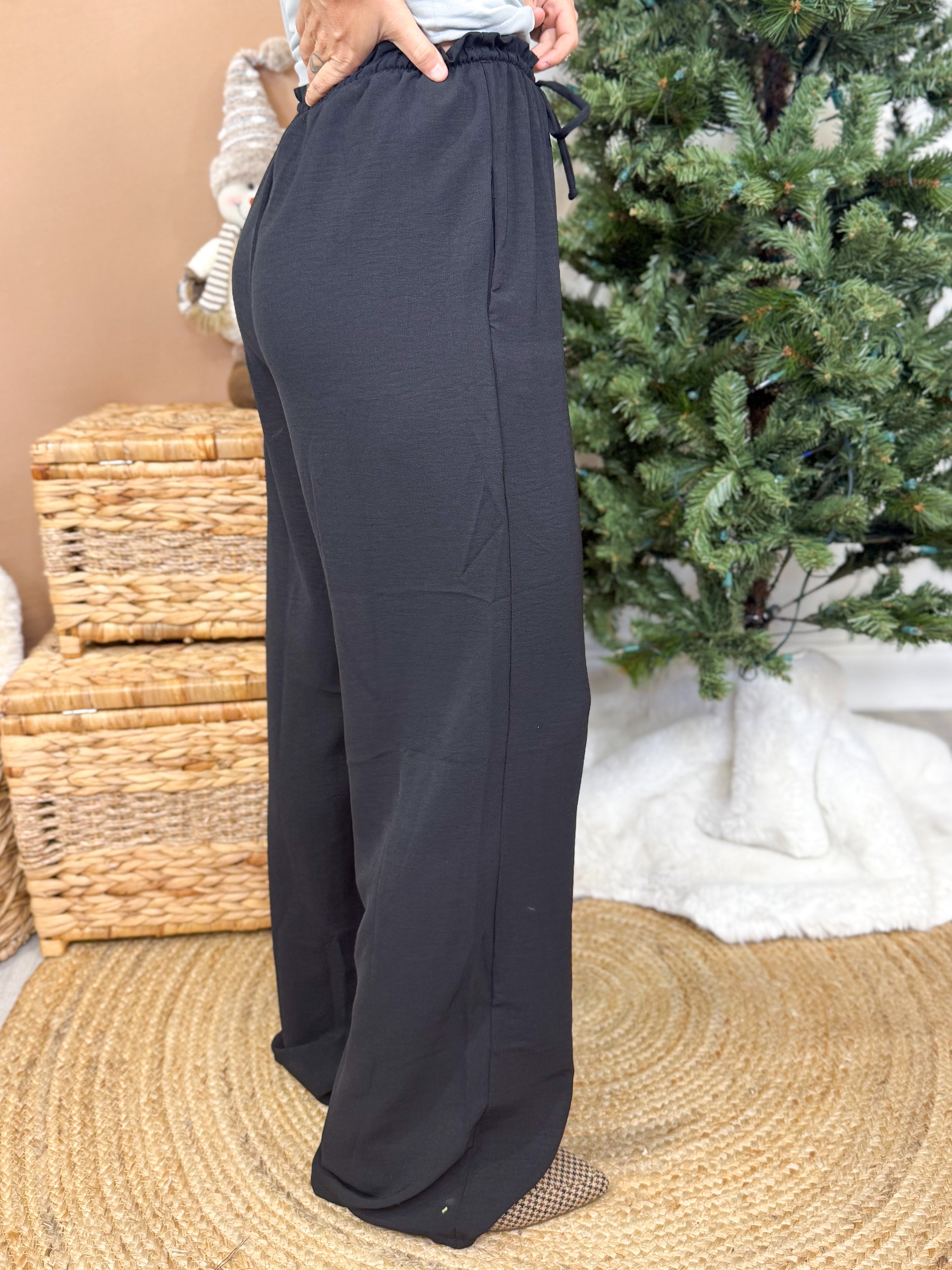 Carefree Casual Pants-150 PANTS-Heimish-Heathered Boho Boutique, Women's Fashion and Accessories in Palmetto, FL