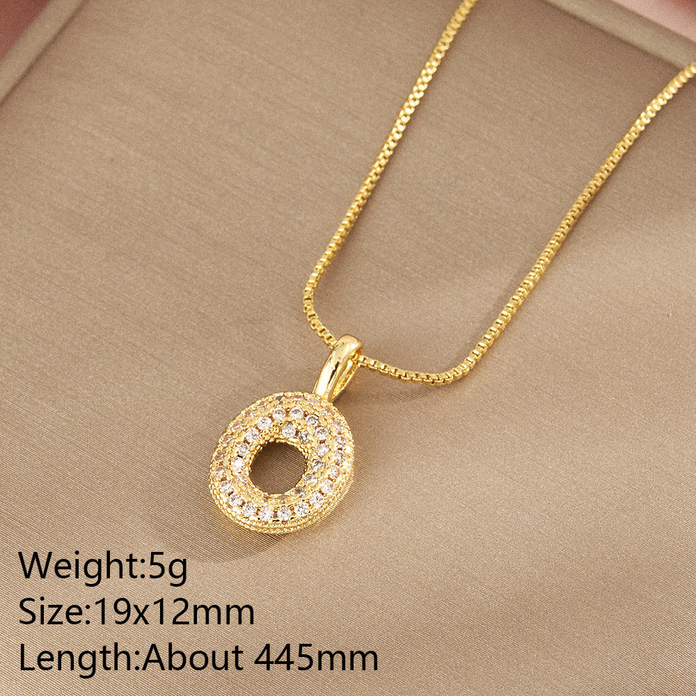All About YOU Initial Necklace-310 JEWELRY-NIHAO JEWELRY-Heathered Boho Boutique, Women's Fashion and Accessories in Palmetto, FL