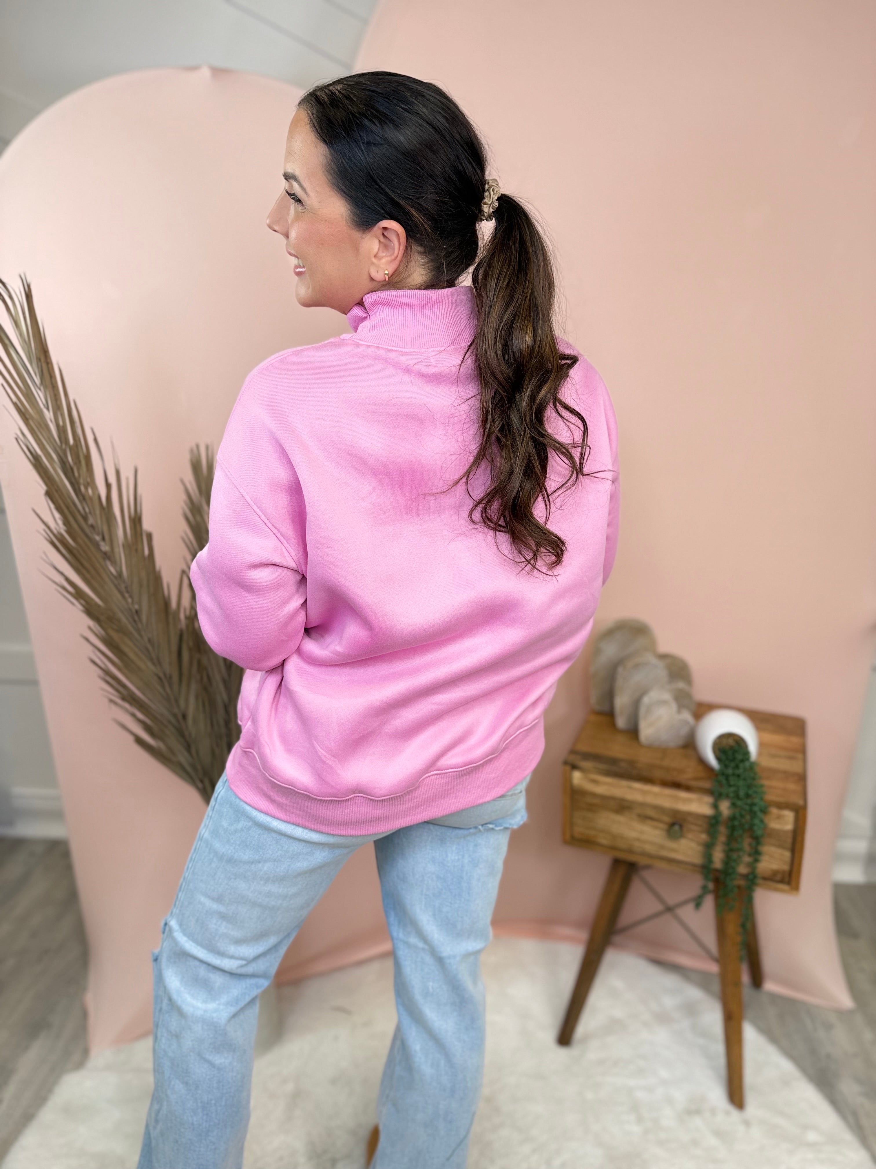 Chosen Cloud Embroidered Sweatshirt-125 Sweater-Heathered Boho-Heathered Boho Boutique, Women's Fashion and Accessories in Palmetto, FL