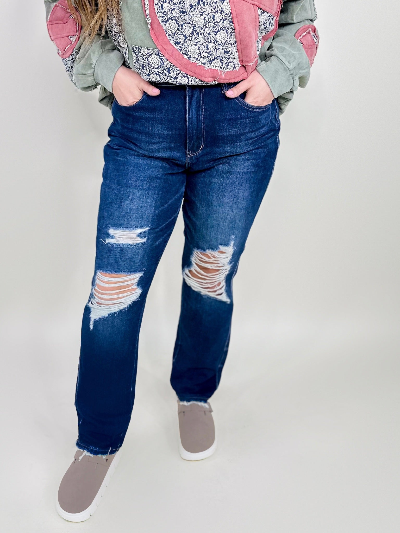 Revenge Rigid Magic Straight Leg by Judy Blue-190 Jeans-Judy Blue-Heathered Boho Boutique, Women's Fashion and Accessories in Palmetto, FL