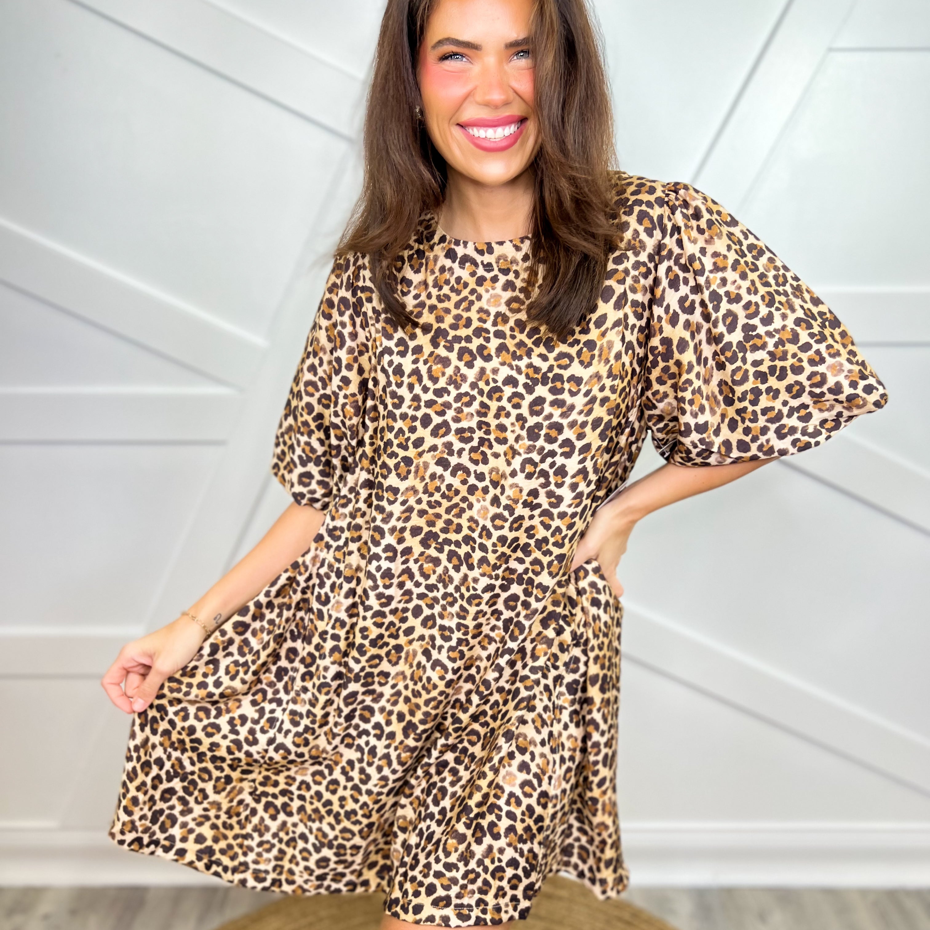 Safari Dress-230 DRESSES/JUMPSUITS/ROMPERS-Umgee-Heathered Boho Boutique, Women's Fashion and Accessories in Palmetto, FL