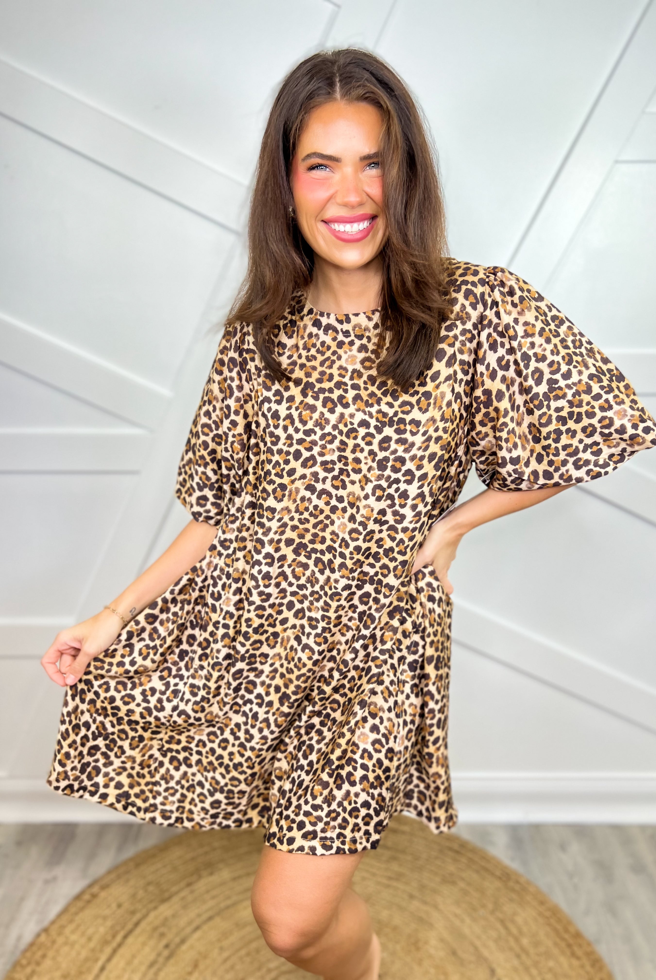 Safari Dress-230 DRESSES/JUMPSUITS/ROMPERS-Umgee-Heathered Boho Boutique, Women's Fashion and Accessories in Palmetto, FL