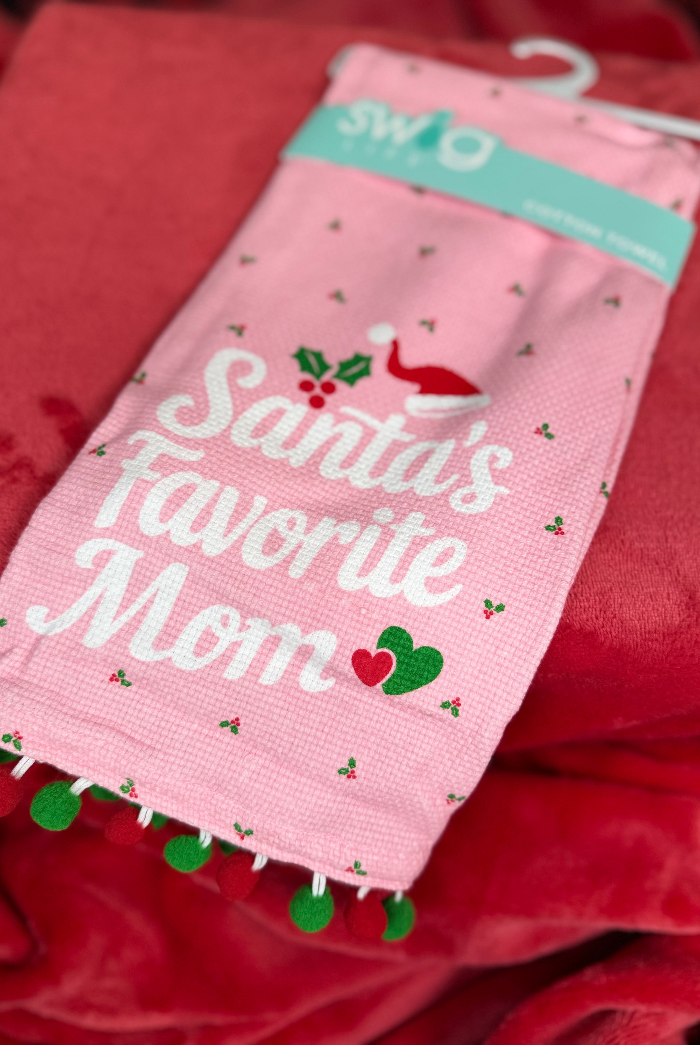 Santa's Favorite... Tea Towel by Swig-340 Other Accessories-Swig-Heathered Boho Boutique, Women's Fashion and Accessories in Palmetto, FL