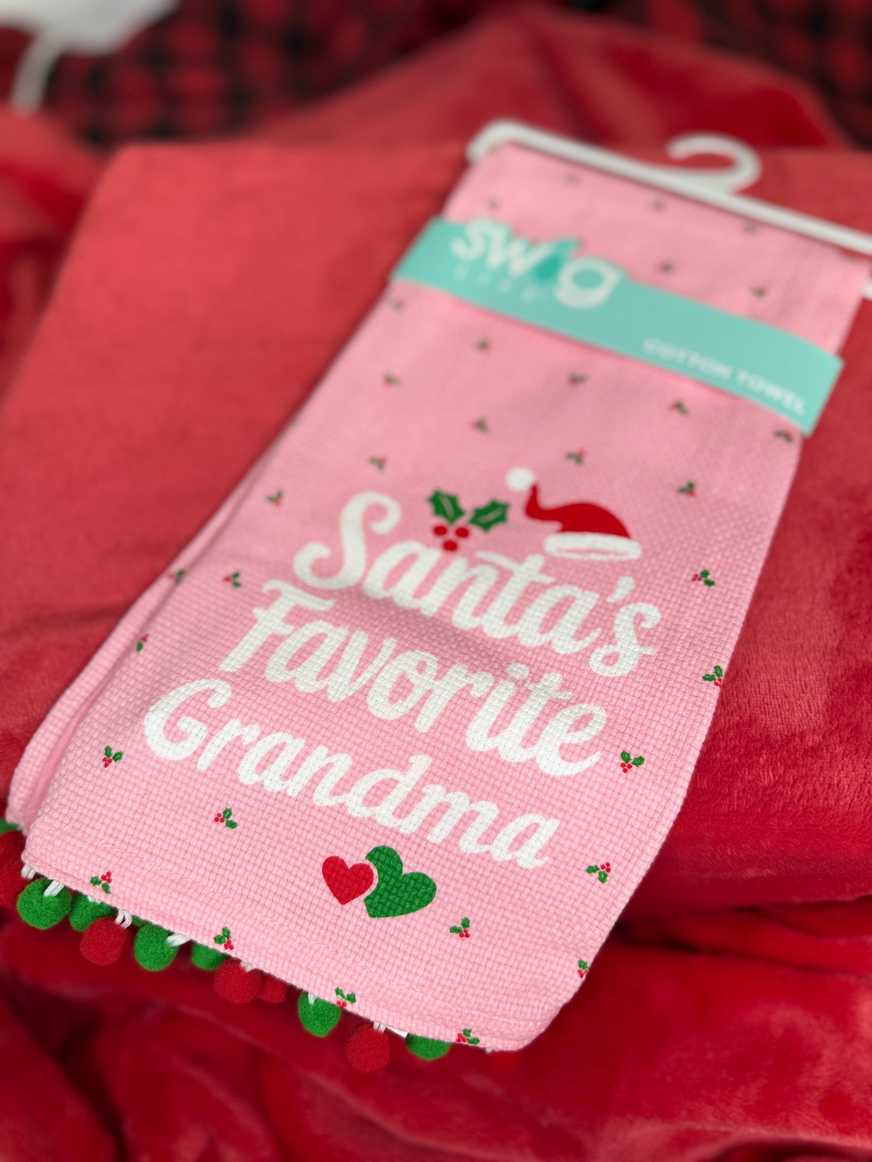 Santa's Favorite... Tea Towel by Swig-340 Other Accessories-Swig-Heathered Boho Boutique, Women's Fashion and Accessories in Palmetto, FL