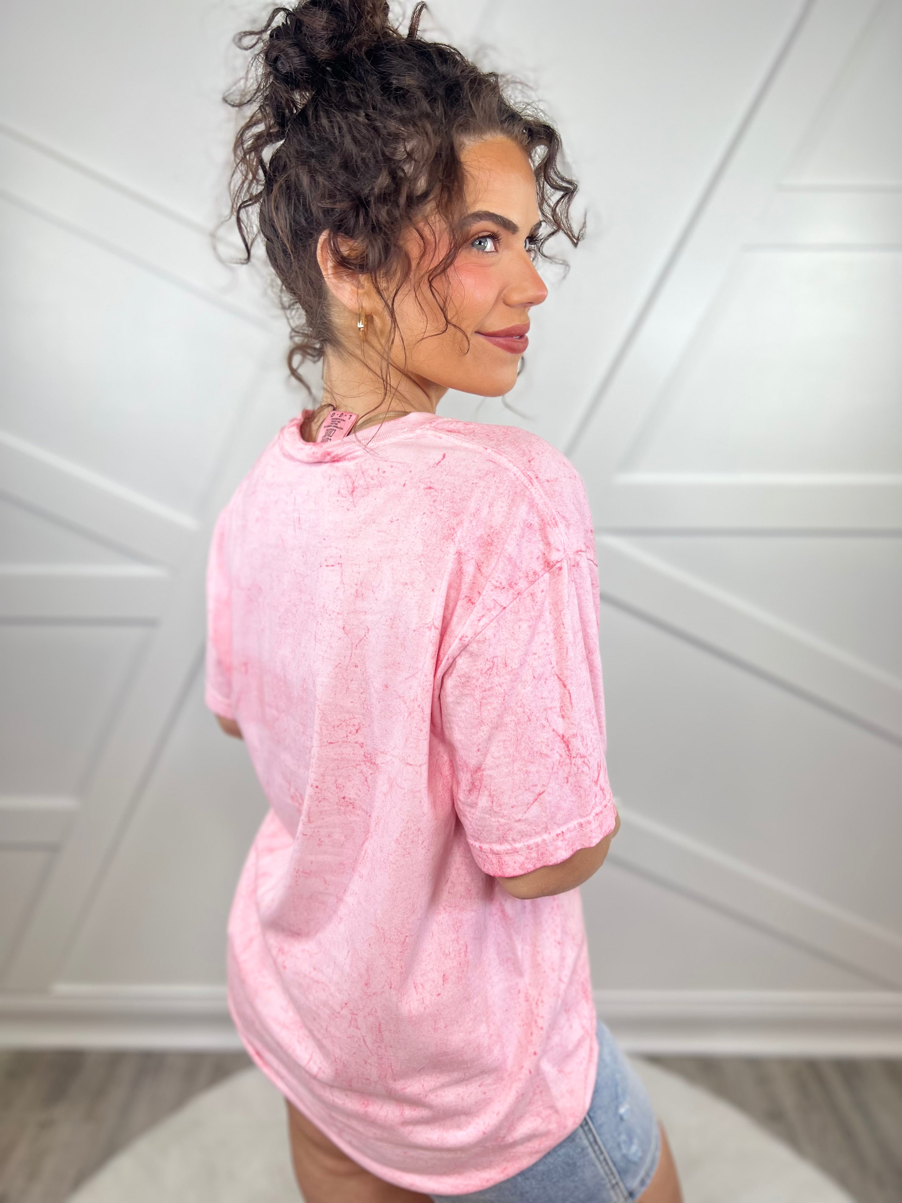 If I'm The Problem Graphic Tee - Hibiscus-130 Graphic Tees-Heathered Boho-Heathered Boho Boutique, Women's Fashion and Accessories in Palmetto, FL