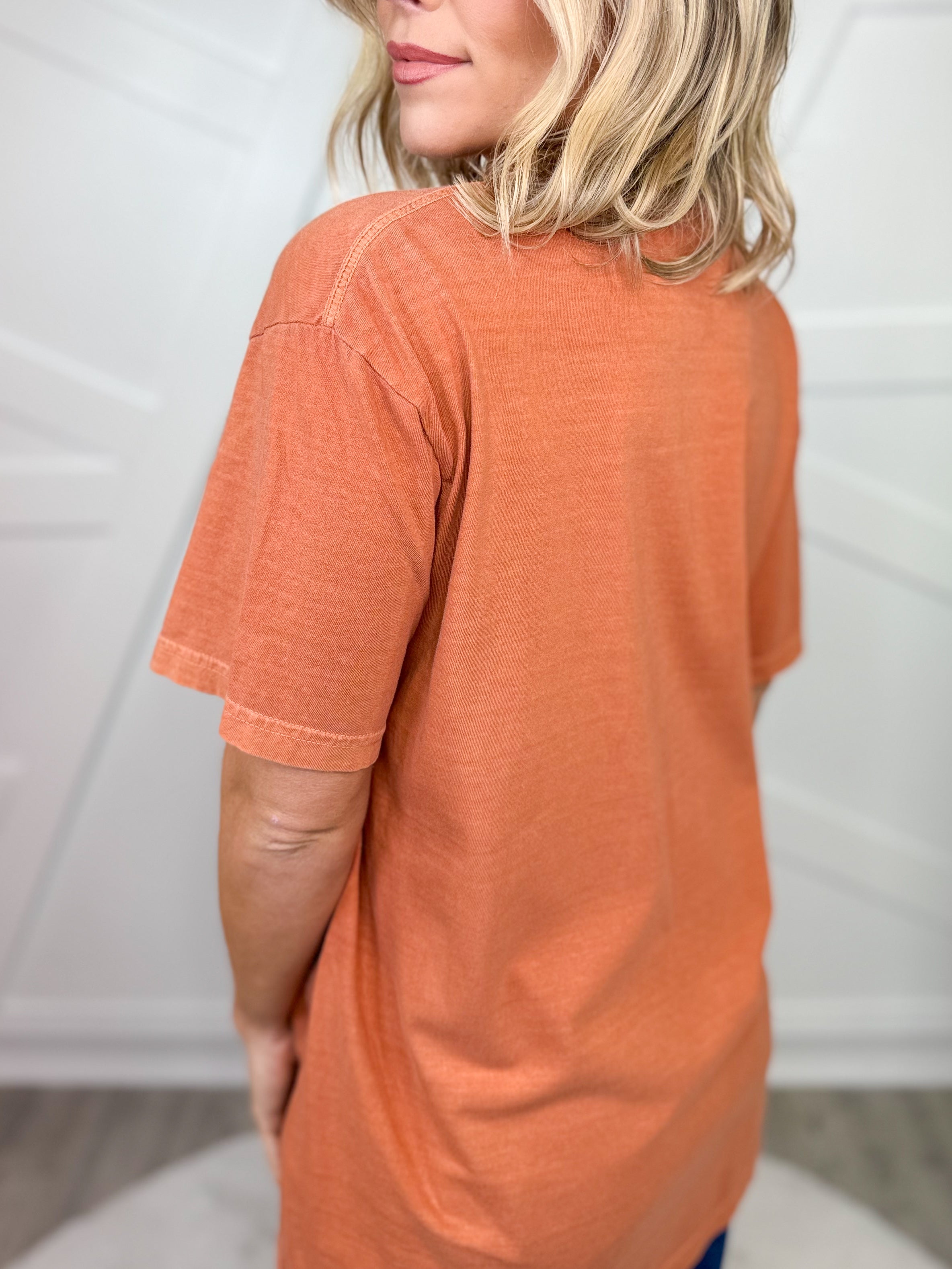 If You Think I'm Short Graphic Tee-Yam-130 Graphic Tees-Heathered Boho-Heathered Boho Boutique, Women's Fashion and Accessories in Palmetto, FL