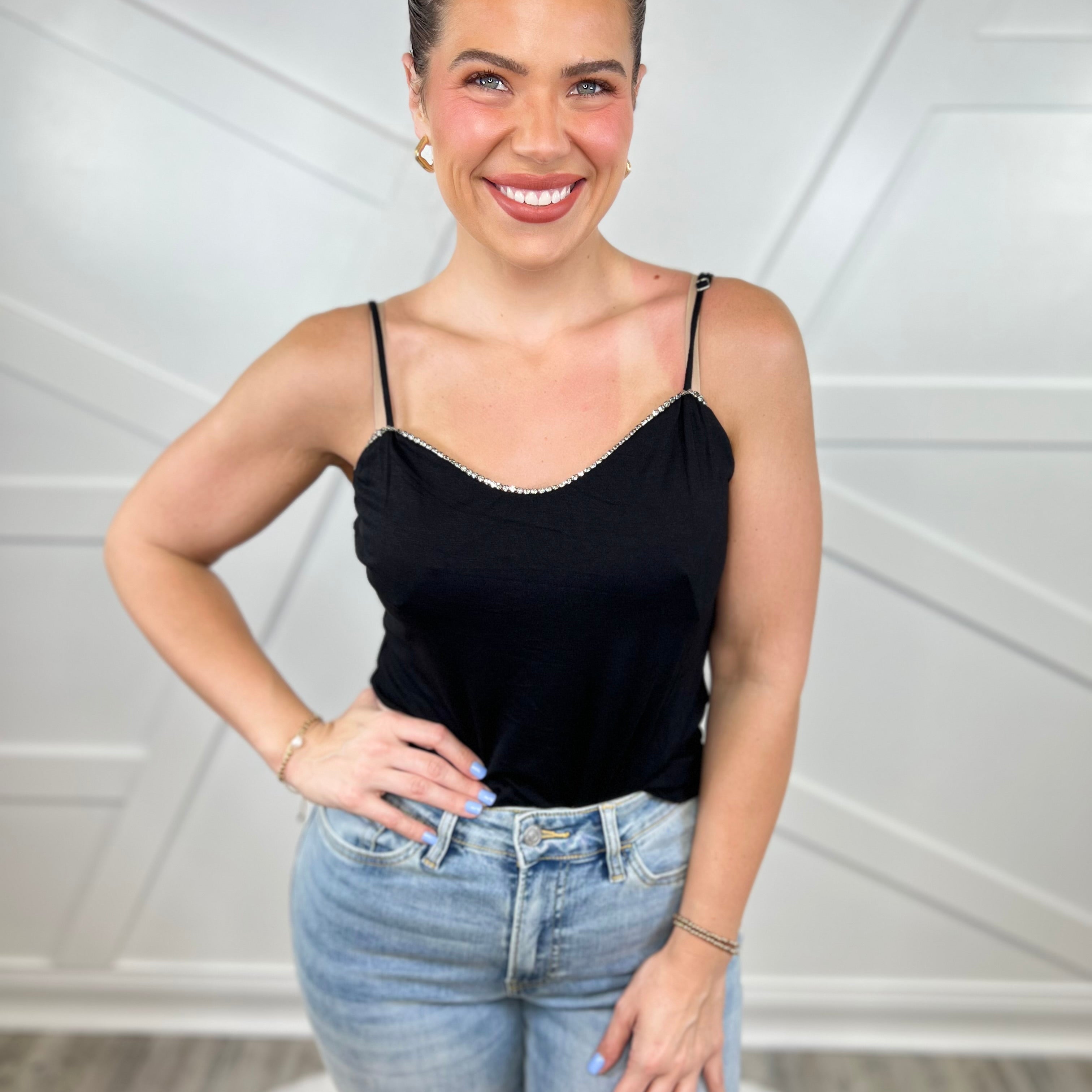 Walk the Line Tank Top-100 TANK/CROP TOPS-VOCAL-Heathered Boho Boutique, Women's Fashion and Accessories in Palmetto, FL