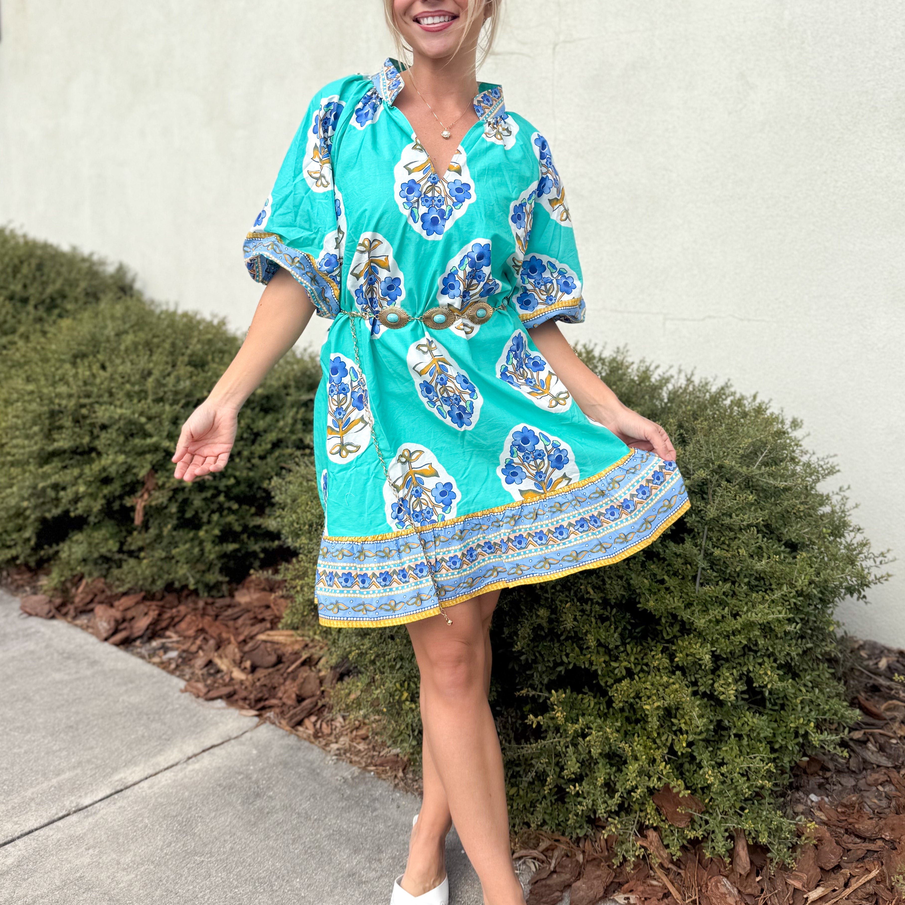 Inspiration Strikes Dress-230 DRESSES/JUMPSUITS/ROMPERS-Umgee-Heathered Boho Boutique, Women's Fashion and Accessories in Palmetto, FL