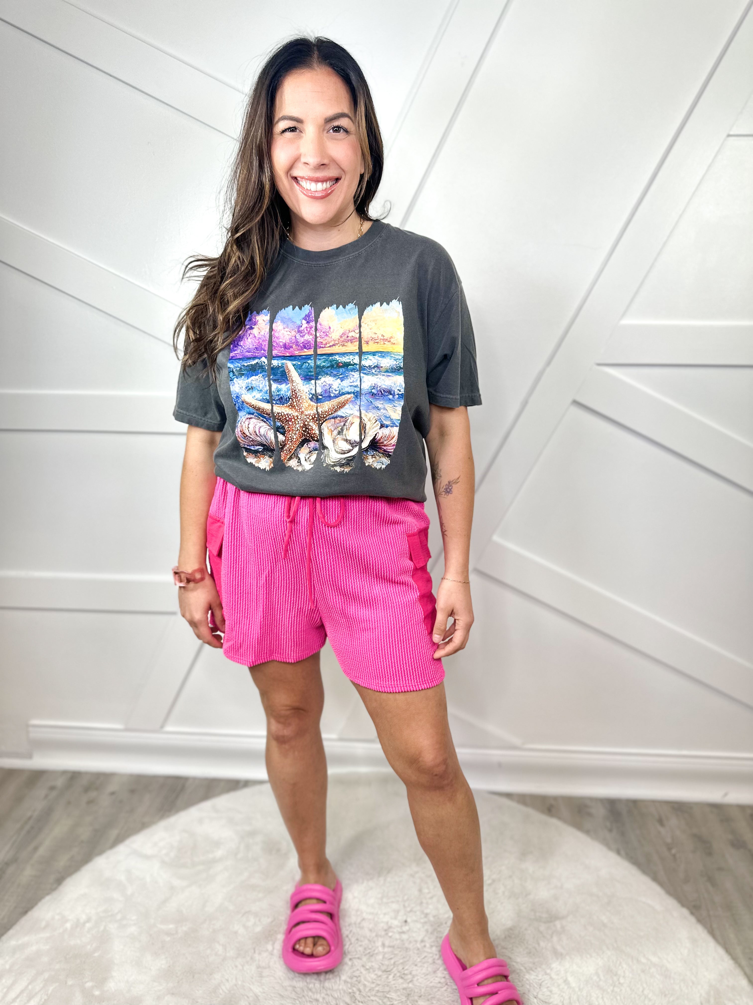 Change Your Tune Shorts-160 SHORTS-Heimish-Heathered Boho Boutique, Women's Fashion and Accessories in Palmetto, FL