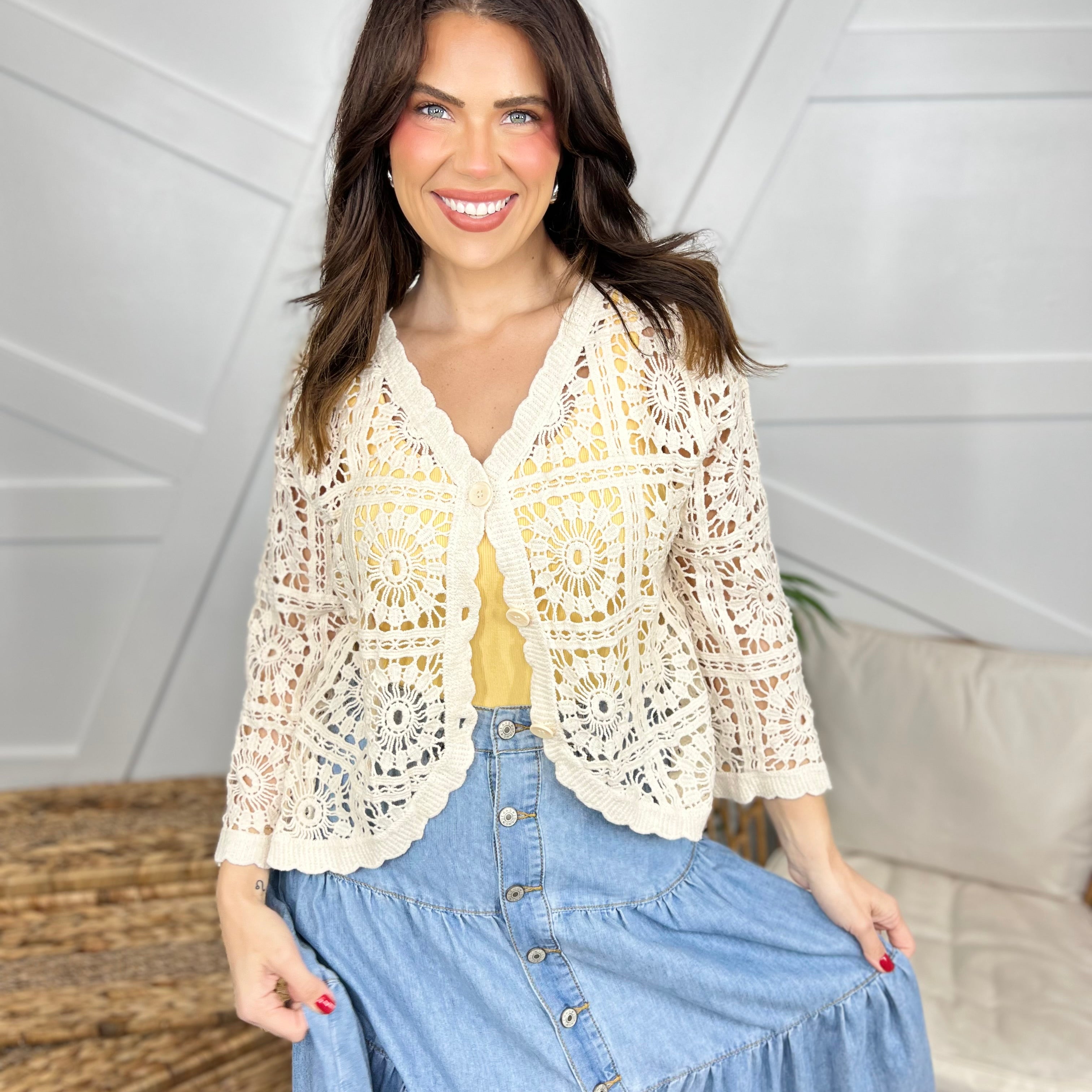 RESTOCK : All That Time Cardigan-220 Cardigans/ Kimonos-Origami Apparel-Heathered Boho Boutique, Women's Fashion and Accessories in Palmetto, FL